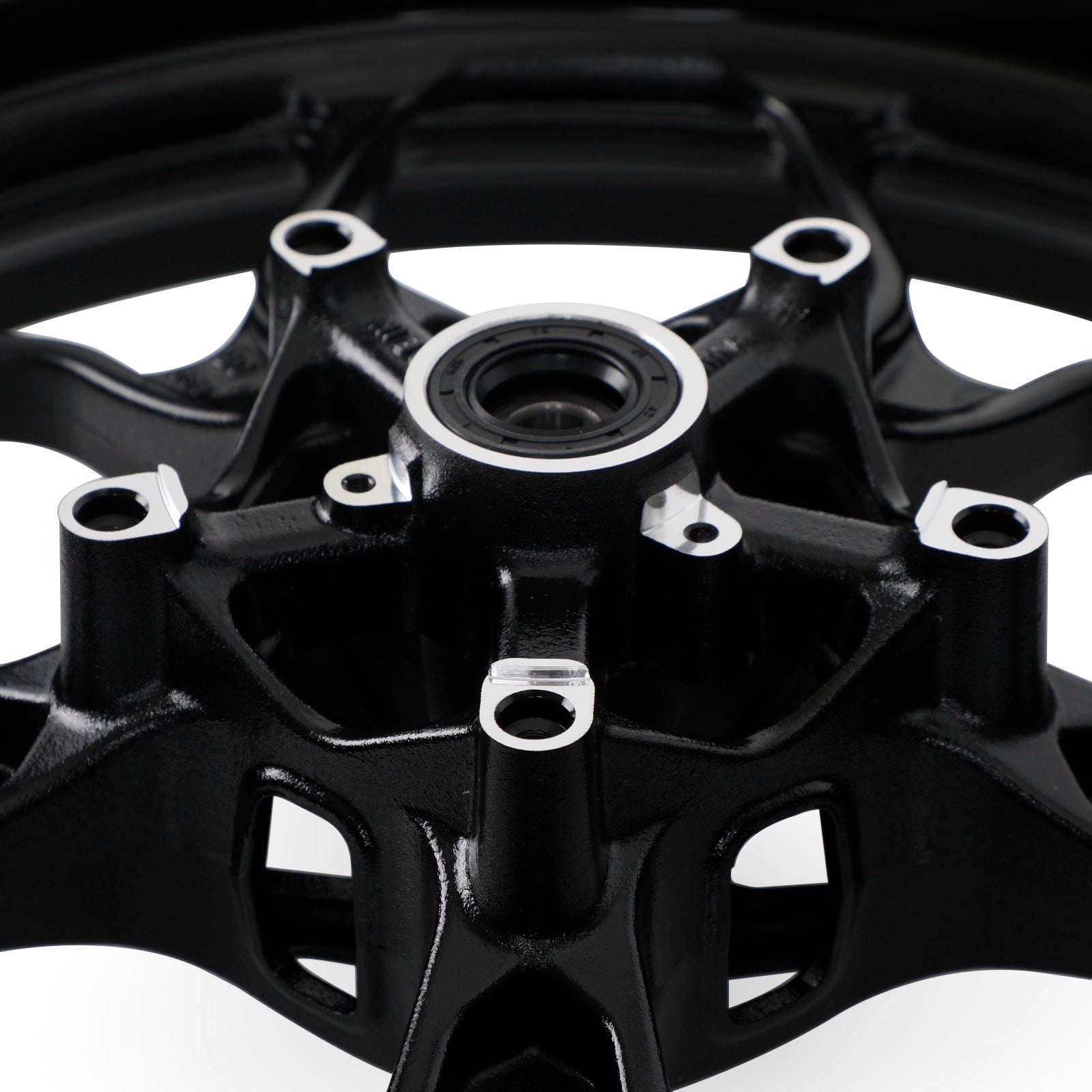 Komplette schwarze Vorder- und Hinterradfelge für Yamaha YZF R3 2015-2022 NEU