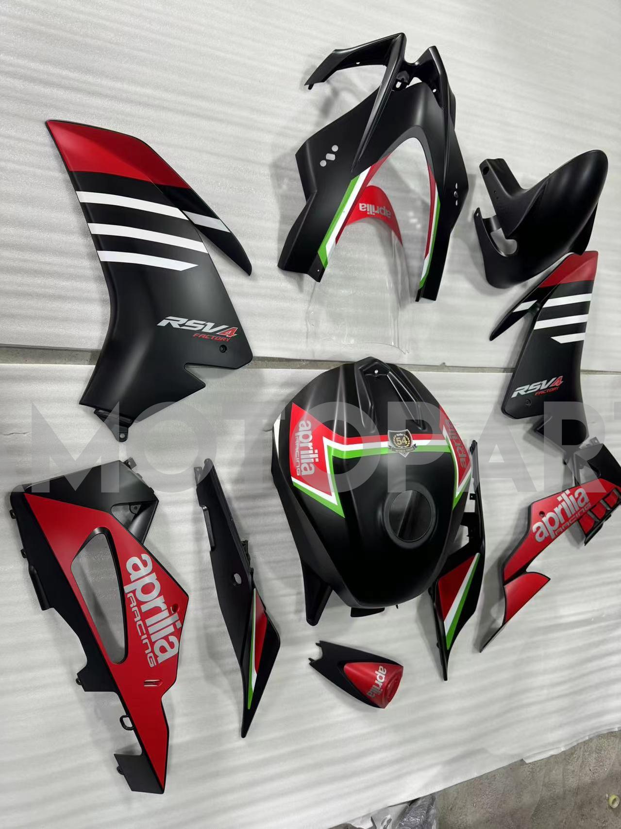 AMOTOTT ABRILIA 2016-2020 RSV4 1000 RED & GREEN STILO9 KIT