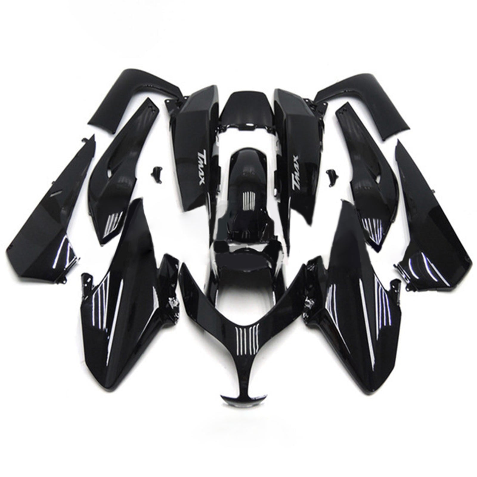 Amotopart 2008-2012 T-Max XP500 Yamaha Kit de carénage noir brillant