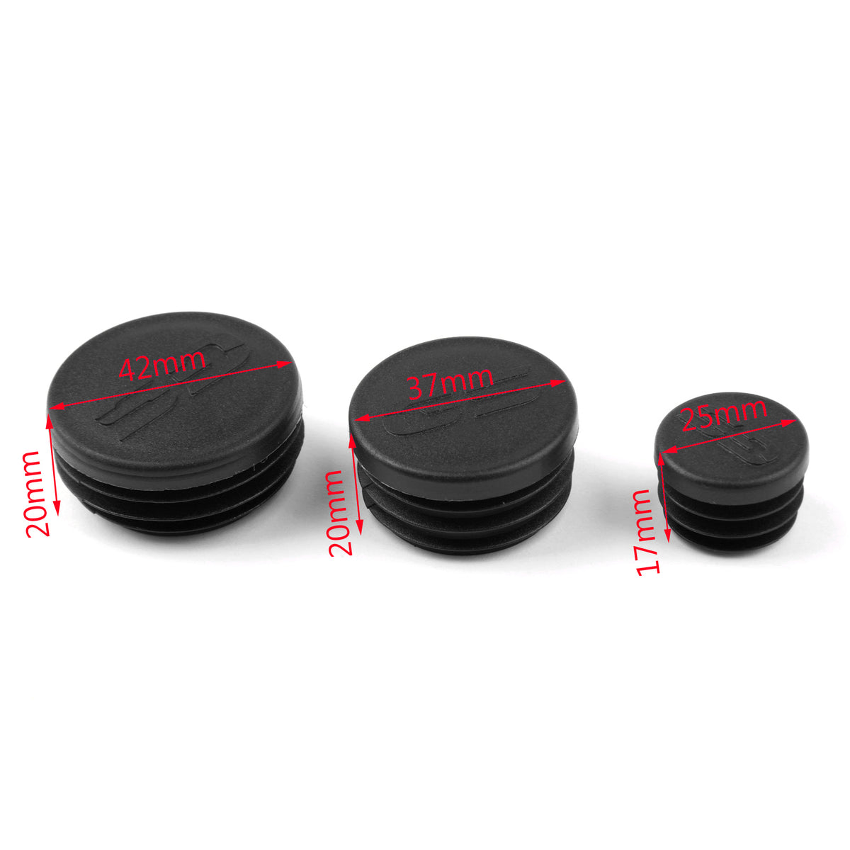 Set di decorazioni per BMW R1200GS/LS/ADV 2017-2018, tappi copriforo telaio nero