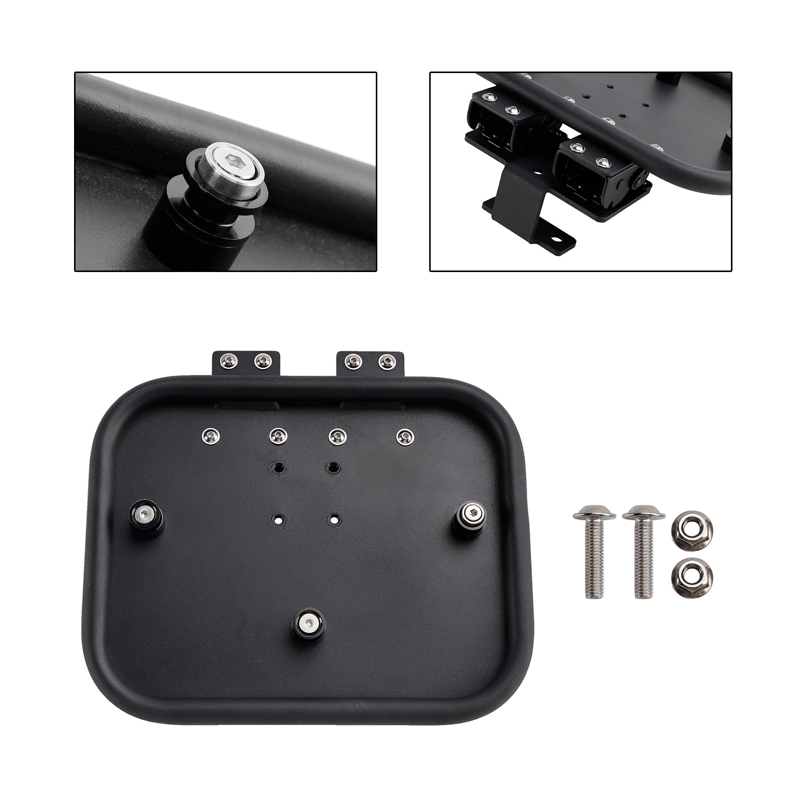 20-24 Honda Ct125 Huntercub Luggage Rack Side Saddle Bag Mount Bracket Black