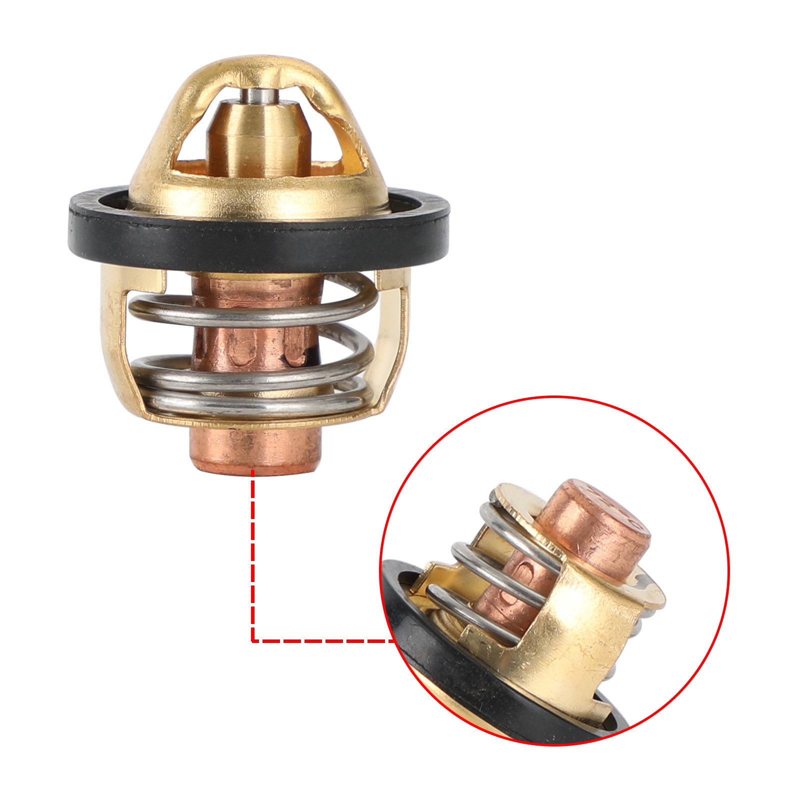 Engine Coolant Thermostat Steel For Atv Utv Cfmoto X5 X6 Z6 Rancher 0180-022810