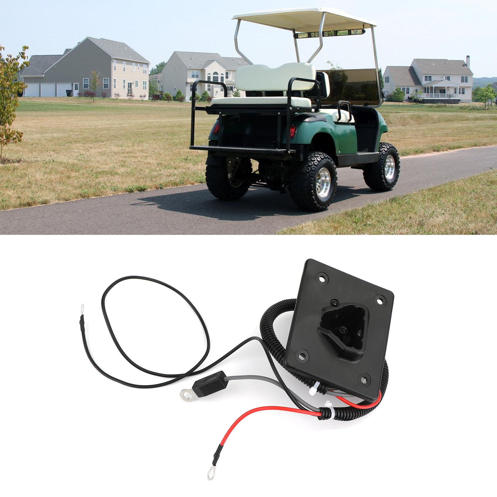 Presa per caricabatterie Delta-Q 48V per carrelli da golf EZGO RXV/TXT dal 2008 in poi OEM 602529