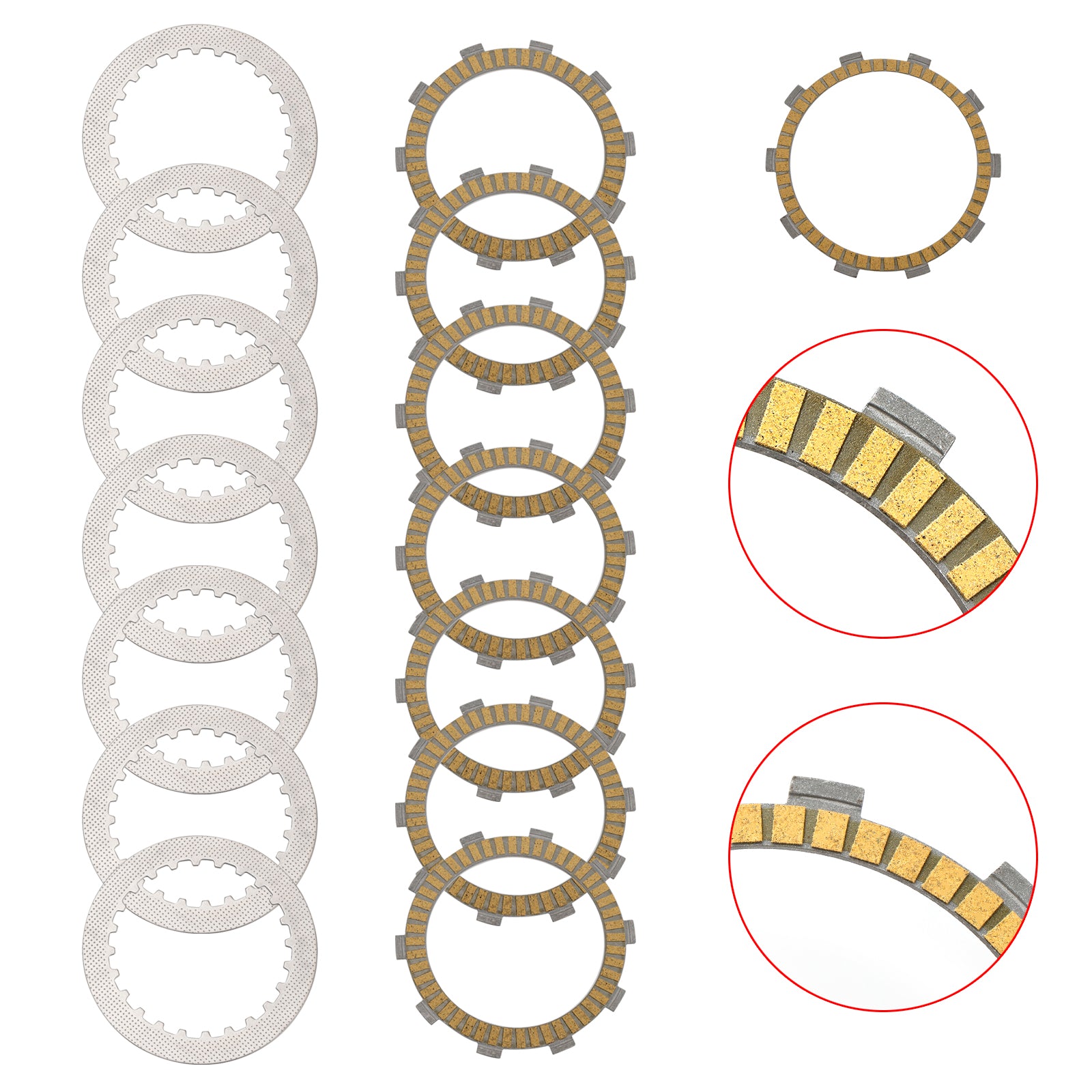 Clutch Friction Plate Kit Set fit for 90232011000 / 90232111000 RC390 2014-2015