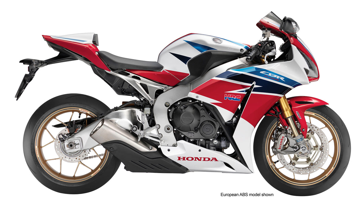 Amotopart 2012-2016 CBR1000RR Kit de carénage Honda Bleu et Rouge Style1