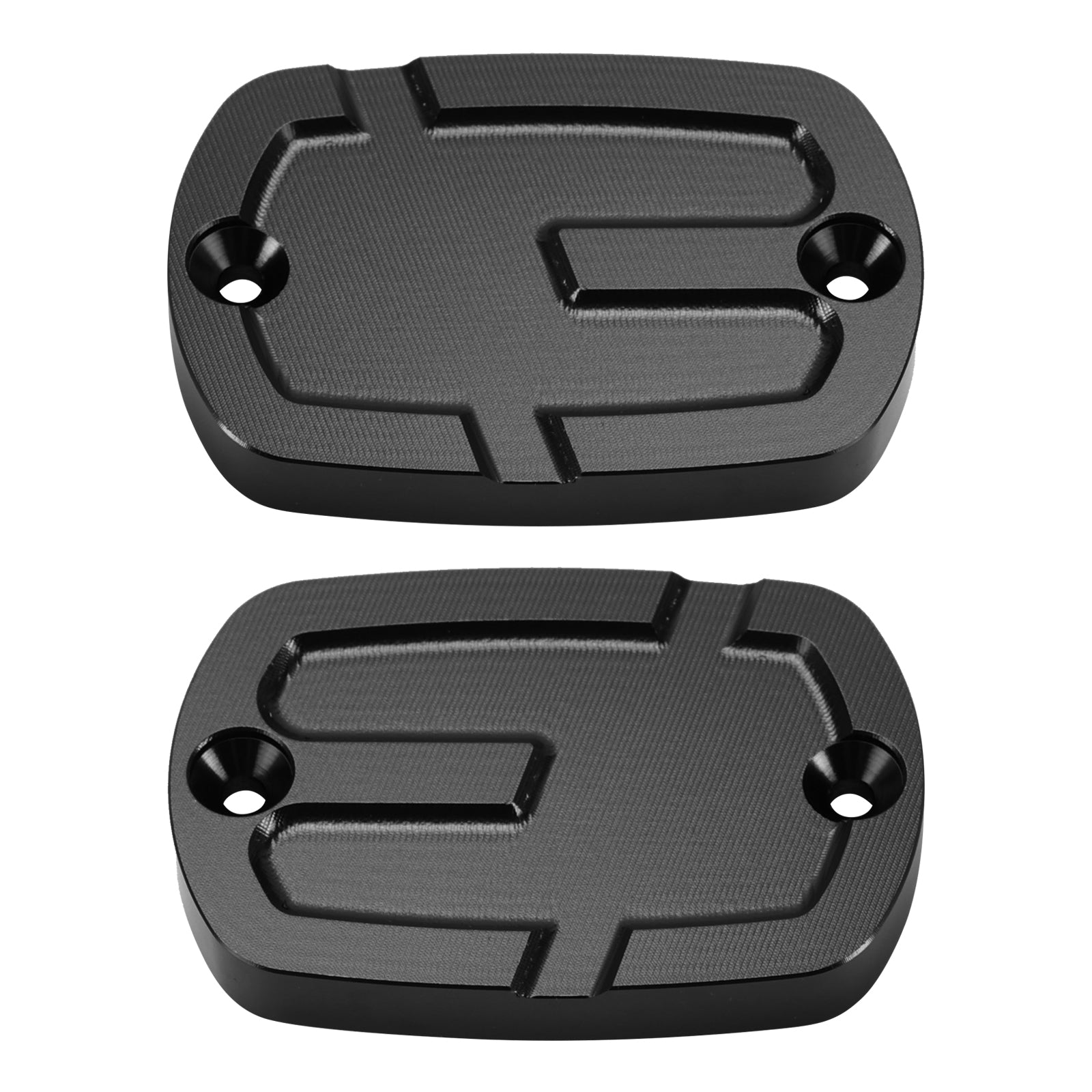 Yamaha T-MAX 500 530 SX DX 560 TECH MAX 2x Break Fluid Reservoir Caps Black Fluid