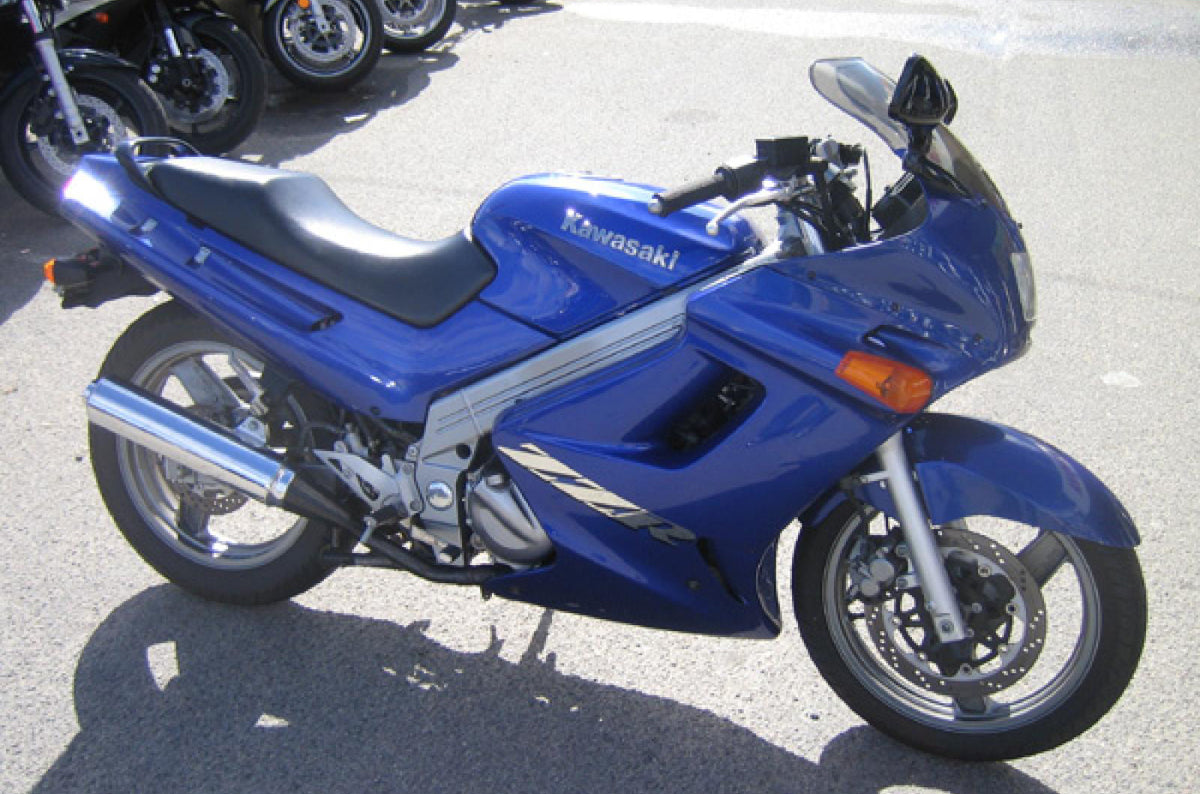 Amotopart 1996-2007 カワサキ ZZR250 ブルー フェアリングキット