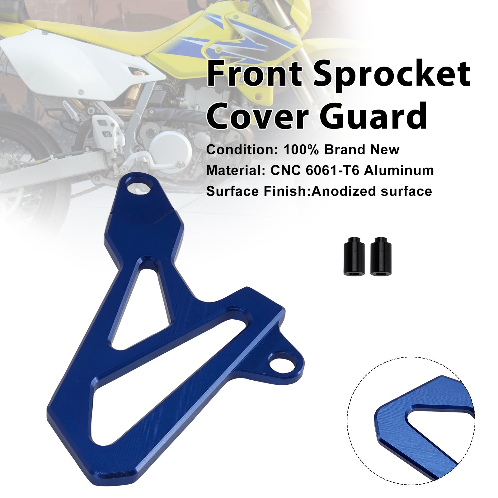 2000-2024 Suzuki DR-Z400SM DRZ400/S/E Front Sprocket Cover Guard