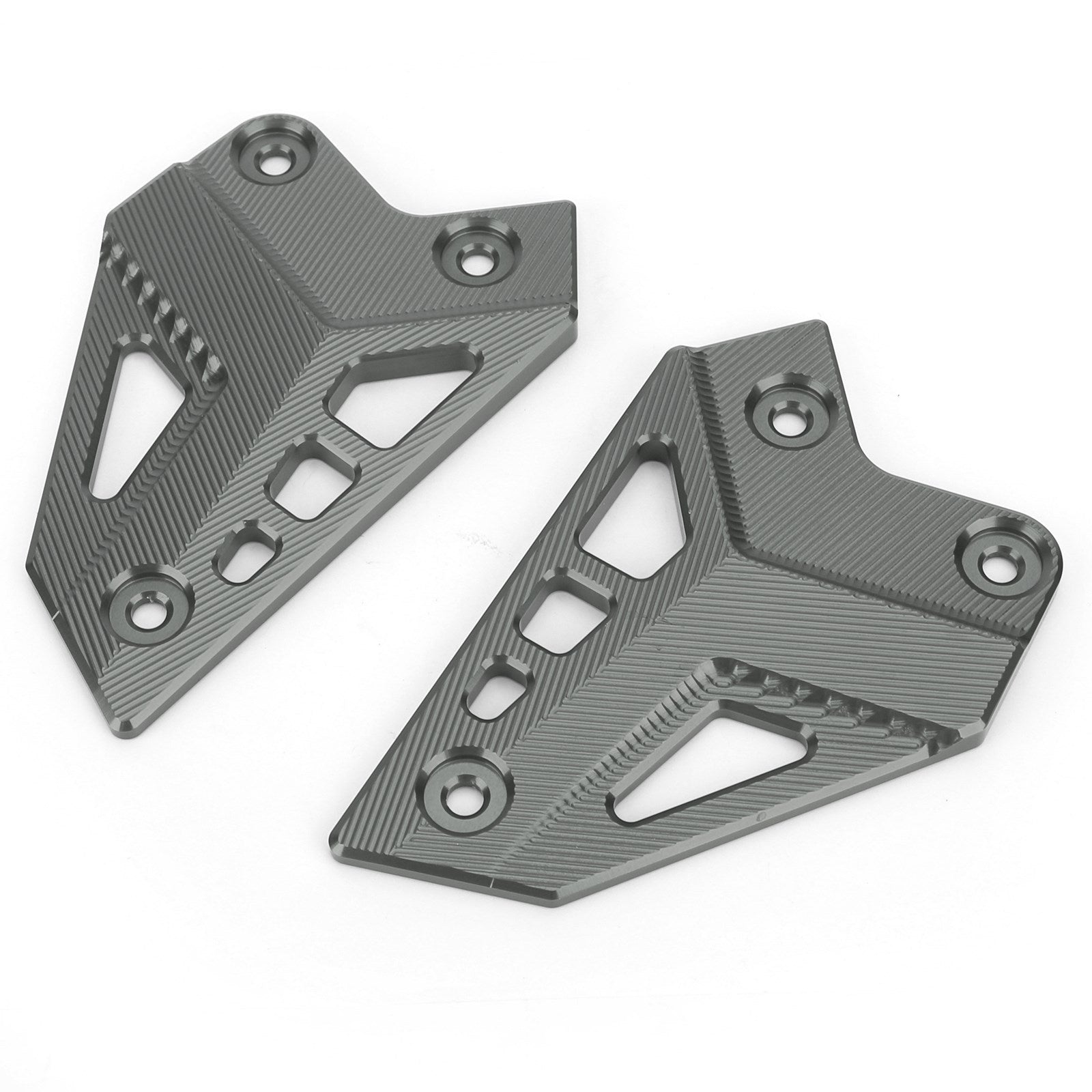 17-21 Kawasaki Z900 FootPeg Footrest Heel Plates Guard Protector Set B