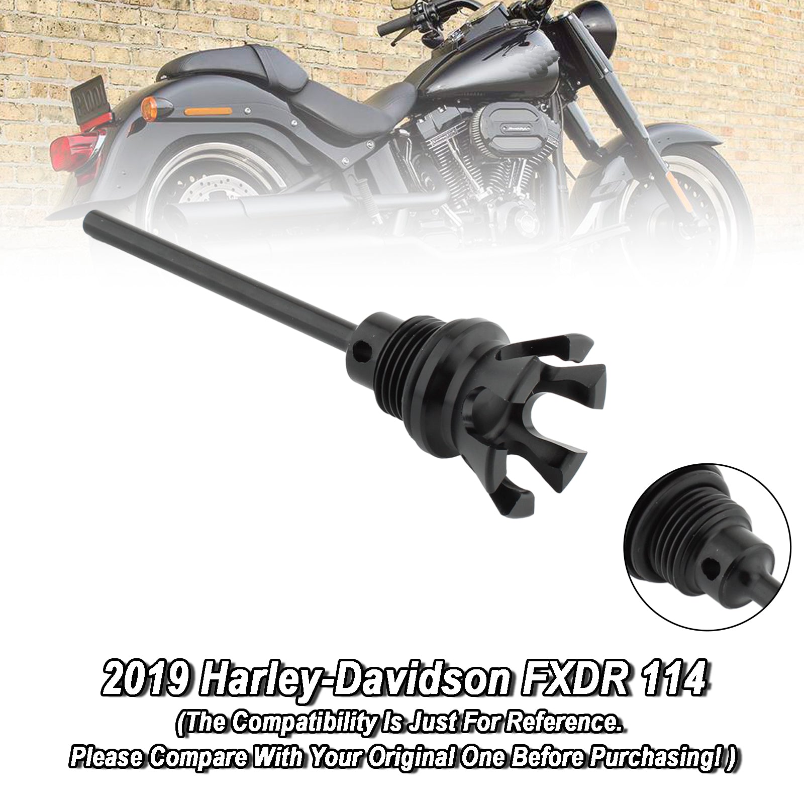 Softail Road Glide Street Bob Ölmessstab Tankdeckel Stecker 1105-0022