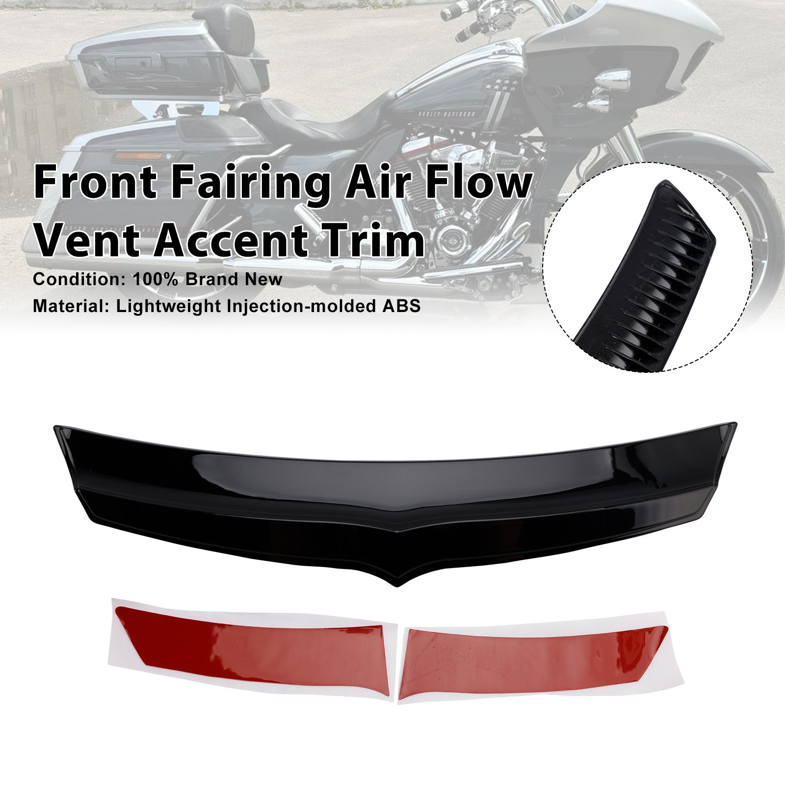 2015-Up Road Glide FLTRX Front Fairing Air Flow Vent Accent Trim
