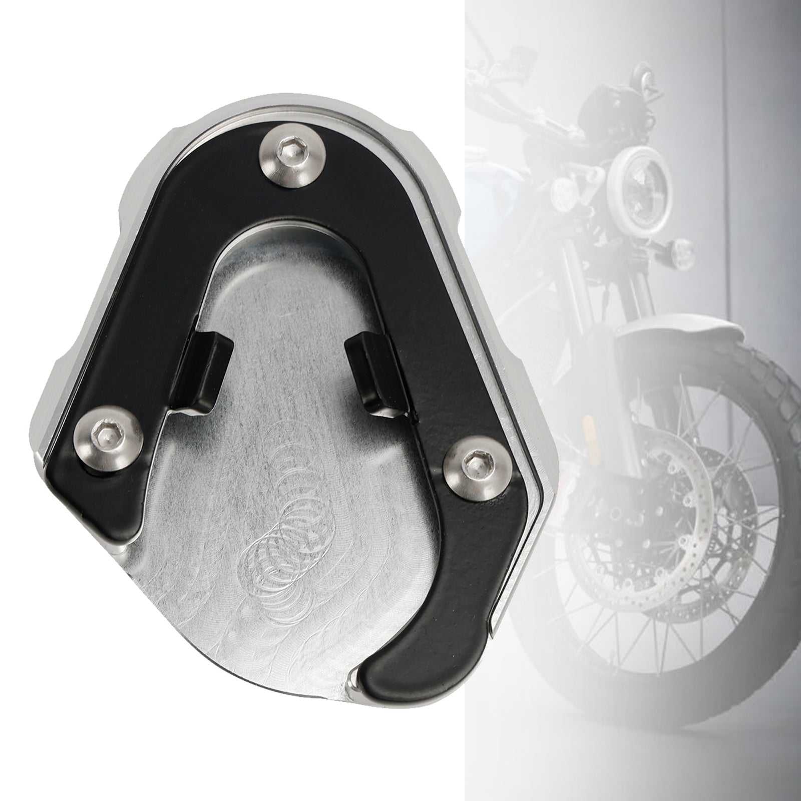 22-23 Scrambler 1200XC/XE Tiger 1200 GT Kickstand Enlarge Plate Pad