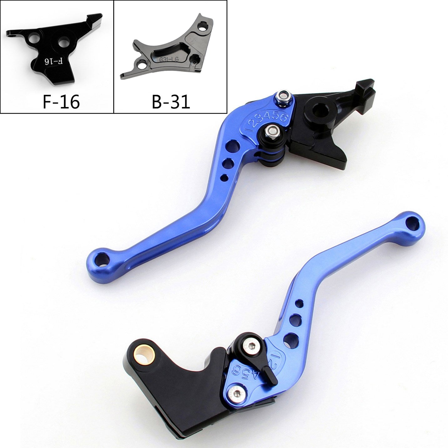 17-18 Kawasaki Short Adjustable Brake Clutch Levers