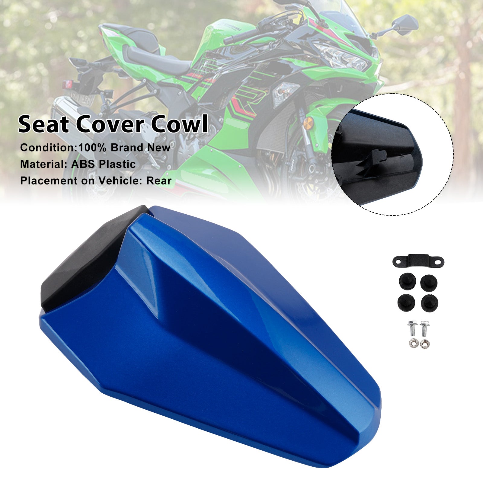 Kawasaki ZX25R ZX4R ZX4RR 20-25 Racing Tail Rear Seat Fairing Cowl
