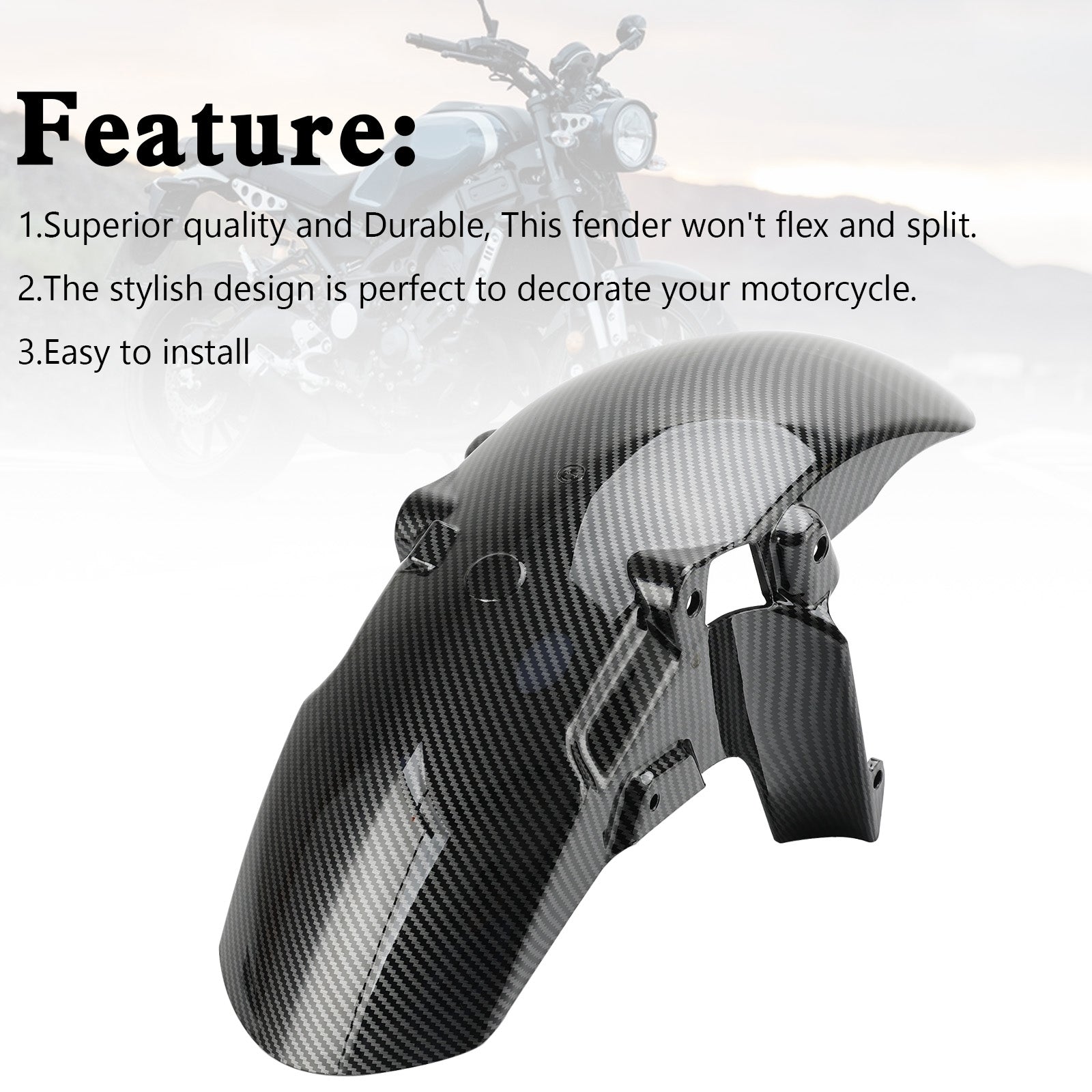 ABS plastic Front Fender Mudguard Fairing For Yamaha XSR 900 2016-2021