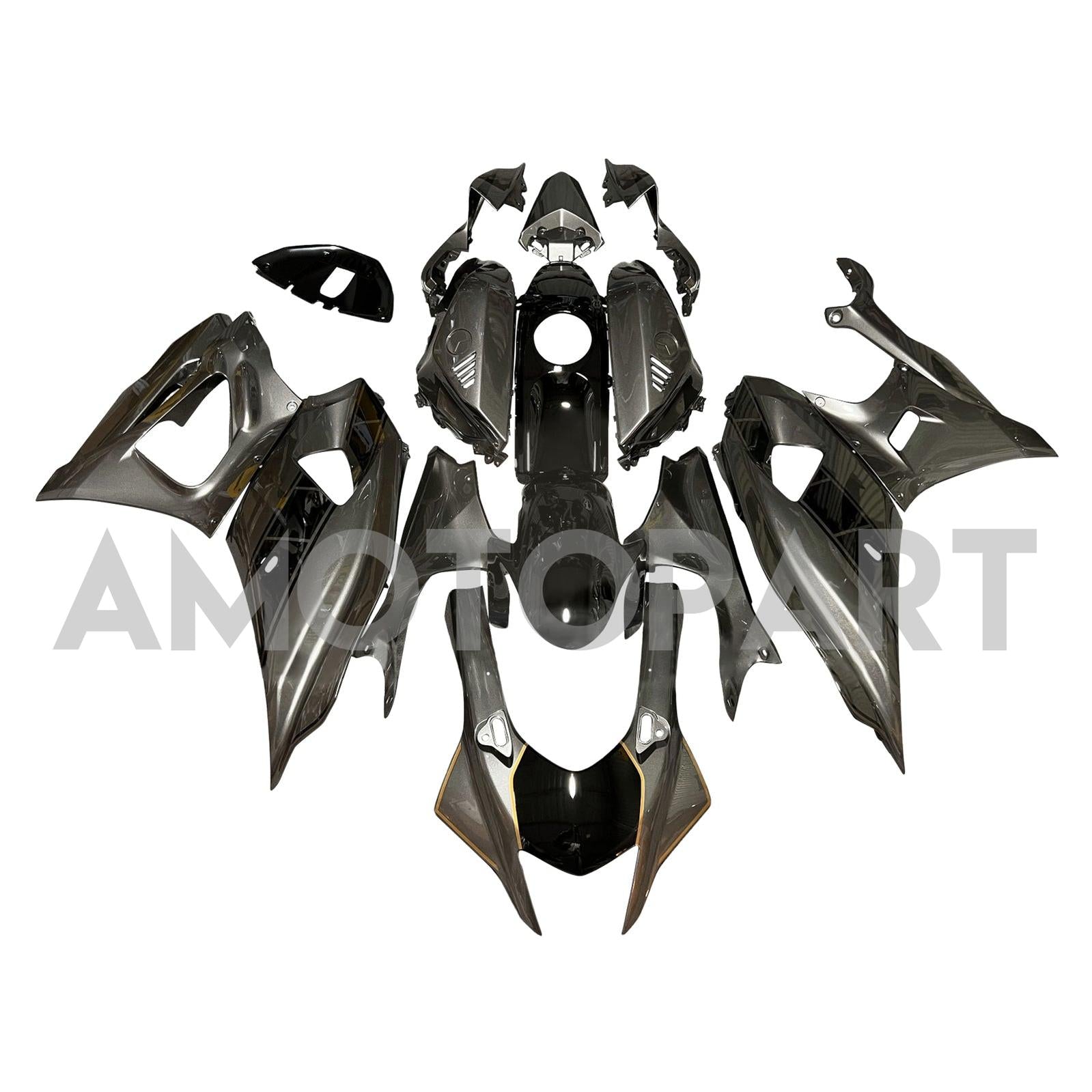 Amotopart 2021-2025 Yamaha YZF-R7 Grey Fairing Kit