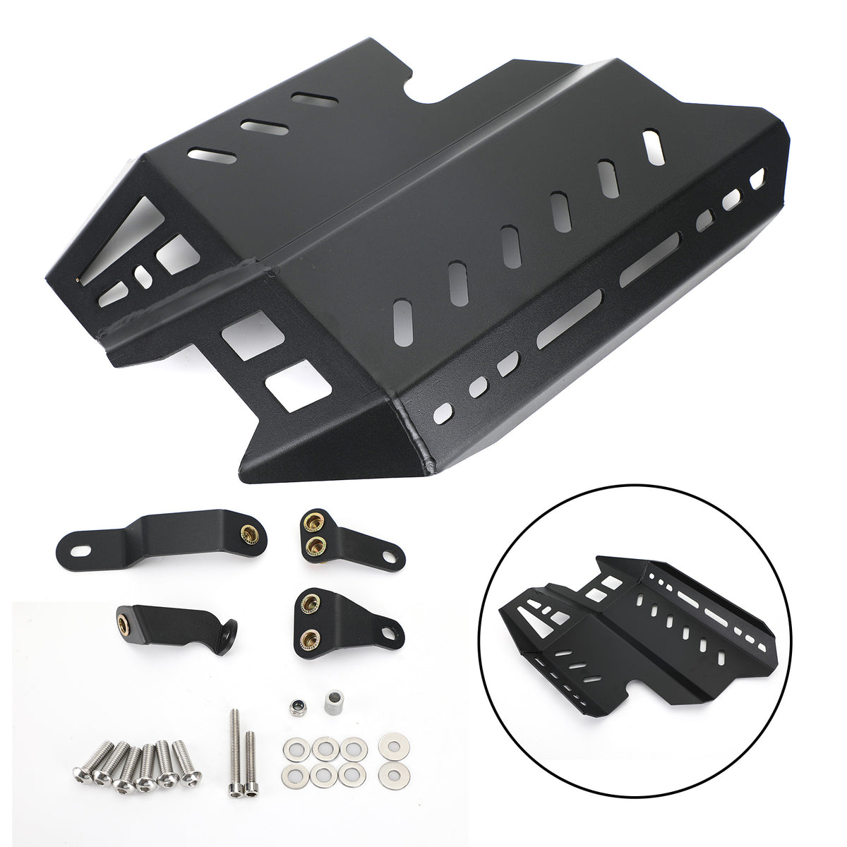 Piastra paramotore protezione motore Honda CB400X CB500X 2019-2021 in alluminio 3mm
