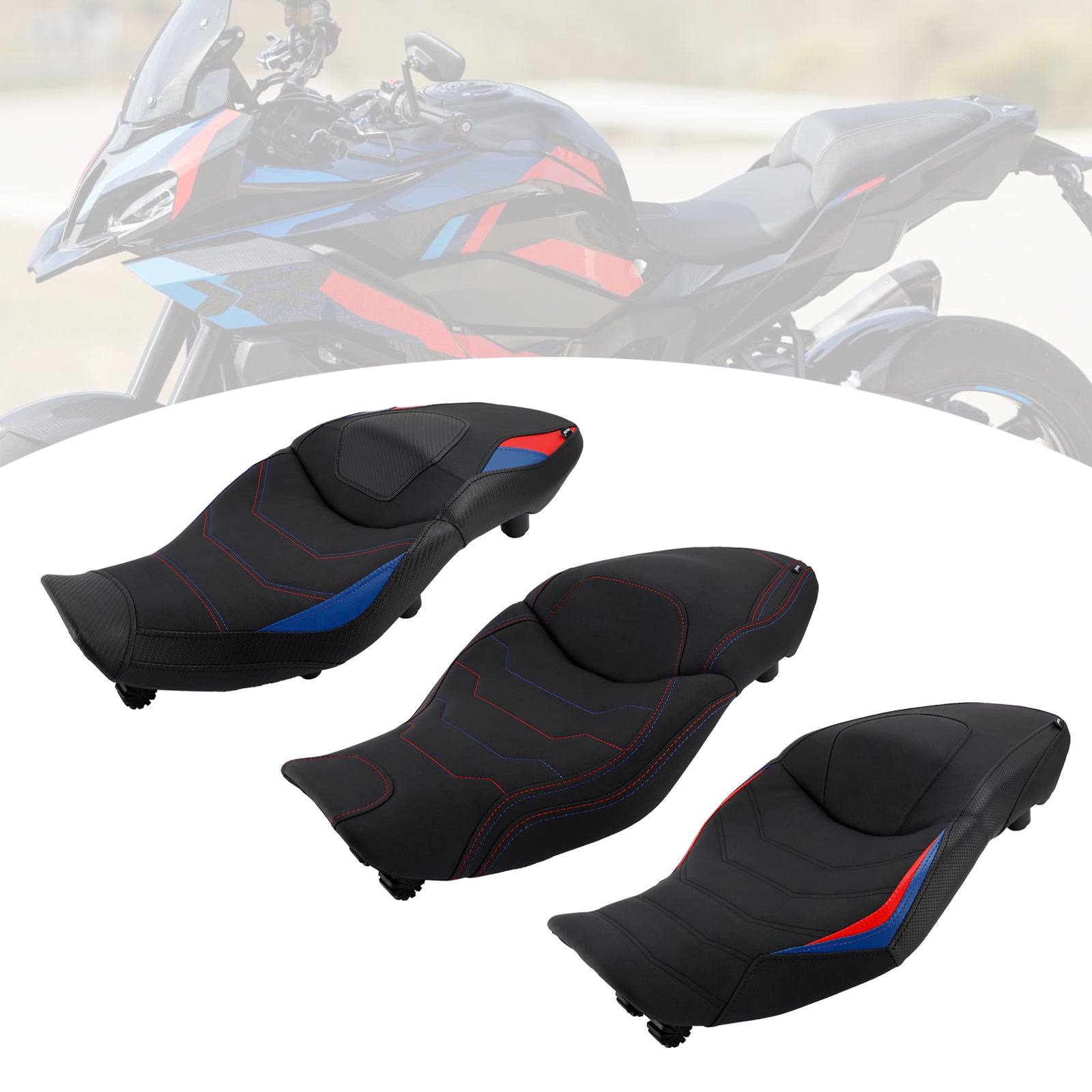 Rider Passenger Seat Front Rear Cushion +20mm For Bmw S1000Xr 20-26 M1000Xr
