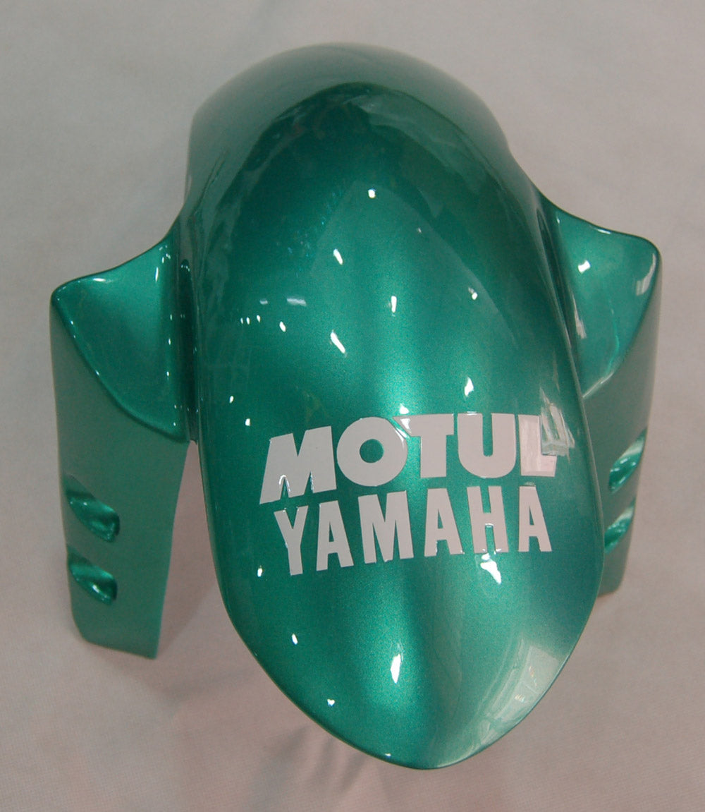 Amotopart 2007–2008 Yamaha YZF 1000 R1 Grün-Weiß-Verkleidungsset