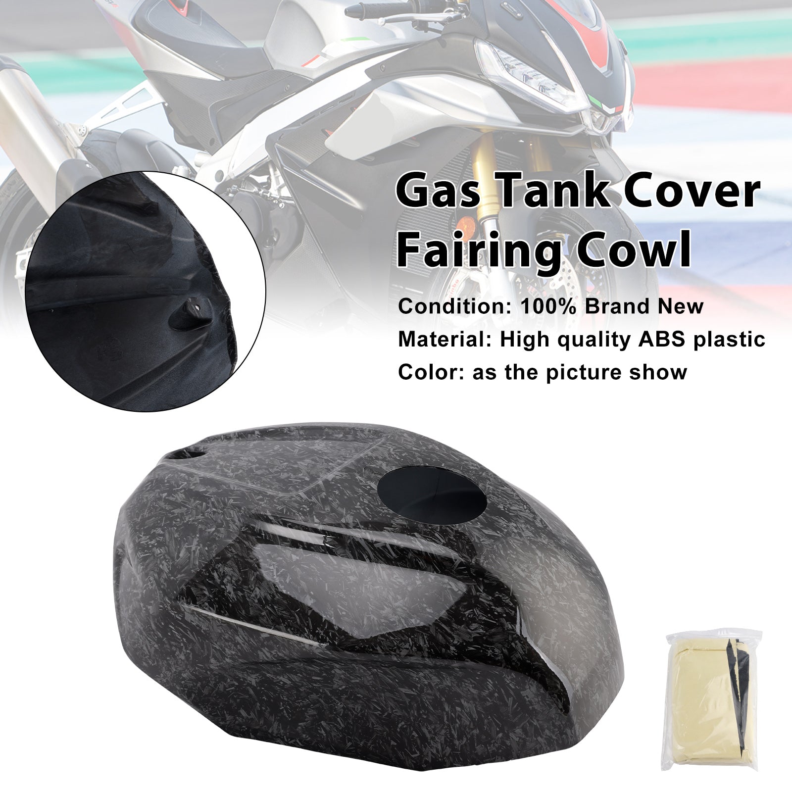 2021-2024 Aprilia RSV4 Gas Tank Cover Trim Fairing Cowl