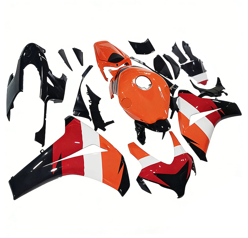 Amotopart 2008-2011 Honda CBR1000RR Orange Red Black White Fairing Kit