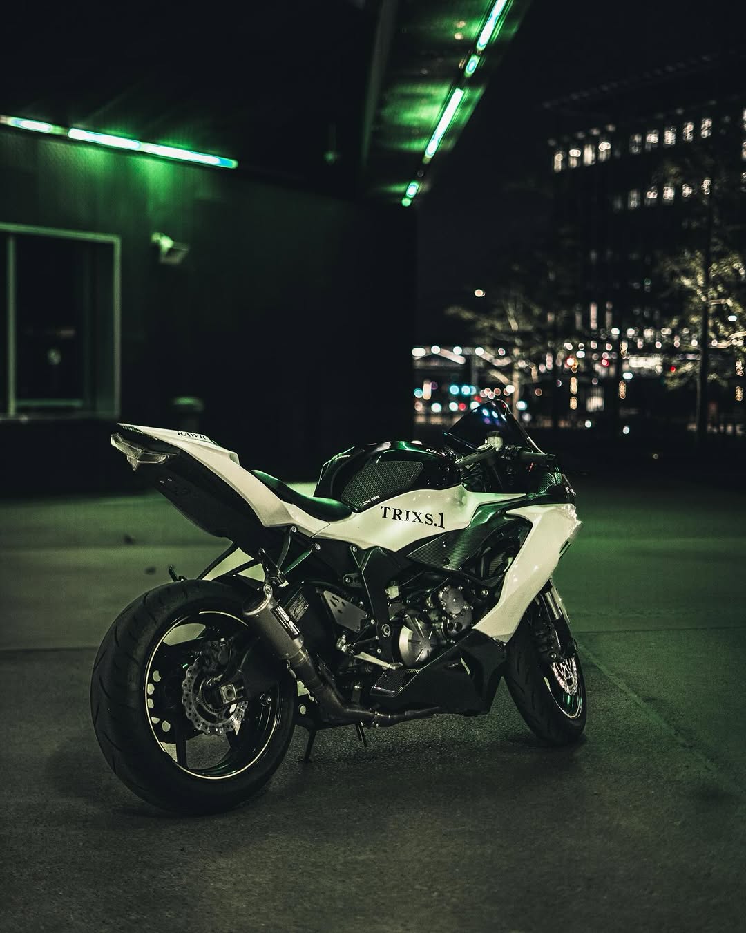 Amotopart 2019-2023 Kawasaki ZX6R カーボンパールホワイトフェアリングキット