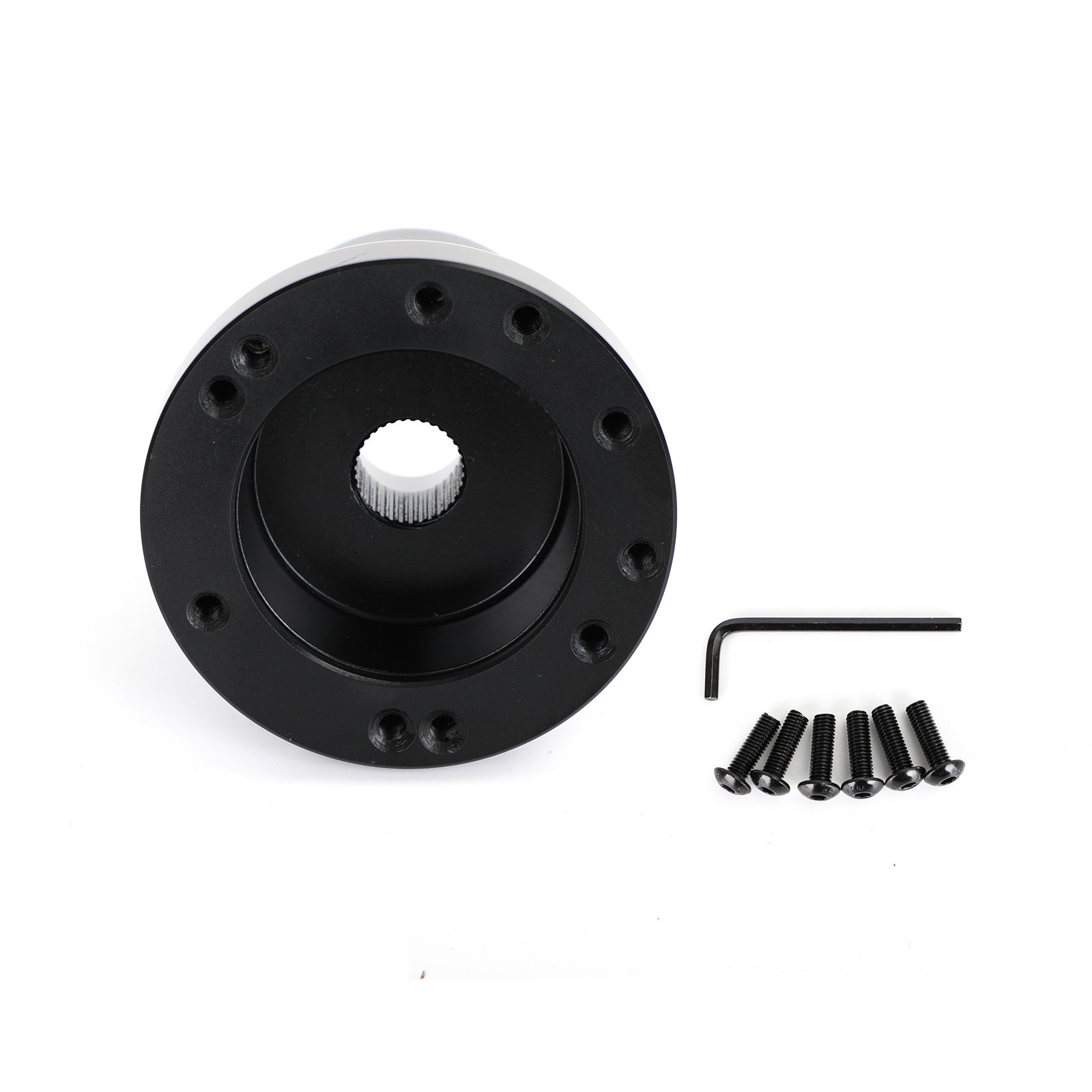 1984-Up Club Car DS Golf Cart Aluminium-Lenkrad-Adapternabe, Schwarz