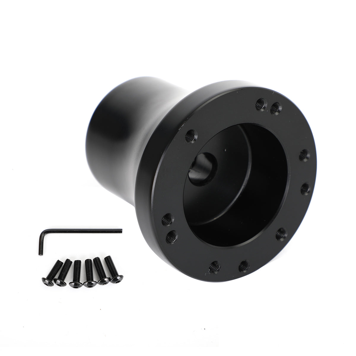 Moyeu d'adaptateur de volant en aluminium pour voiturette de Golf noire Club Car Precedent