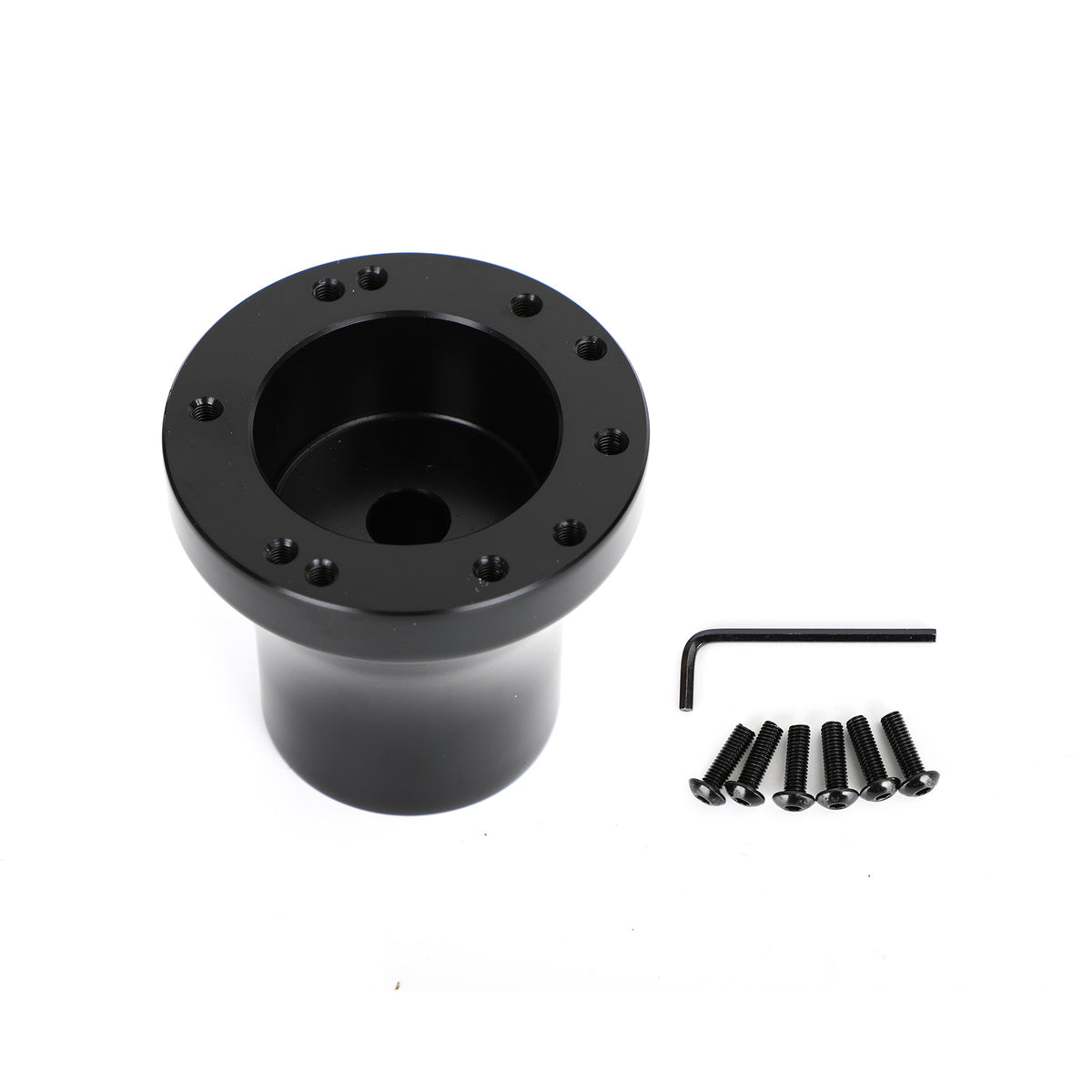 Moyeu d'adaptateur de volant en aluminium pour voiturette de Golf noire Club Car Precedent
