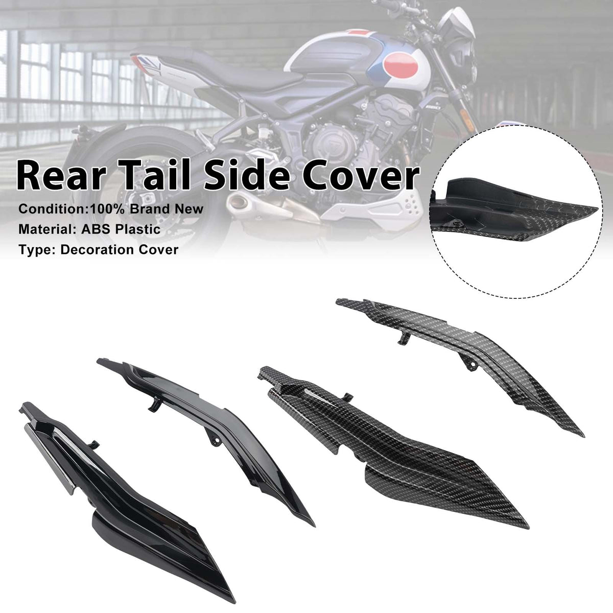 2022-2025 Trident 660 Rear Seat Side Cowl Cover Fairing
