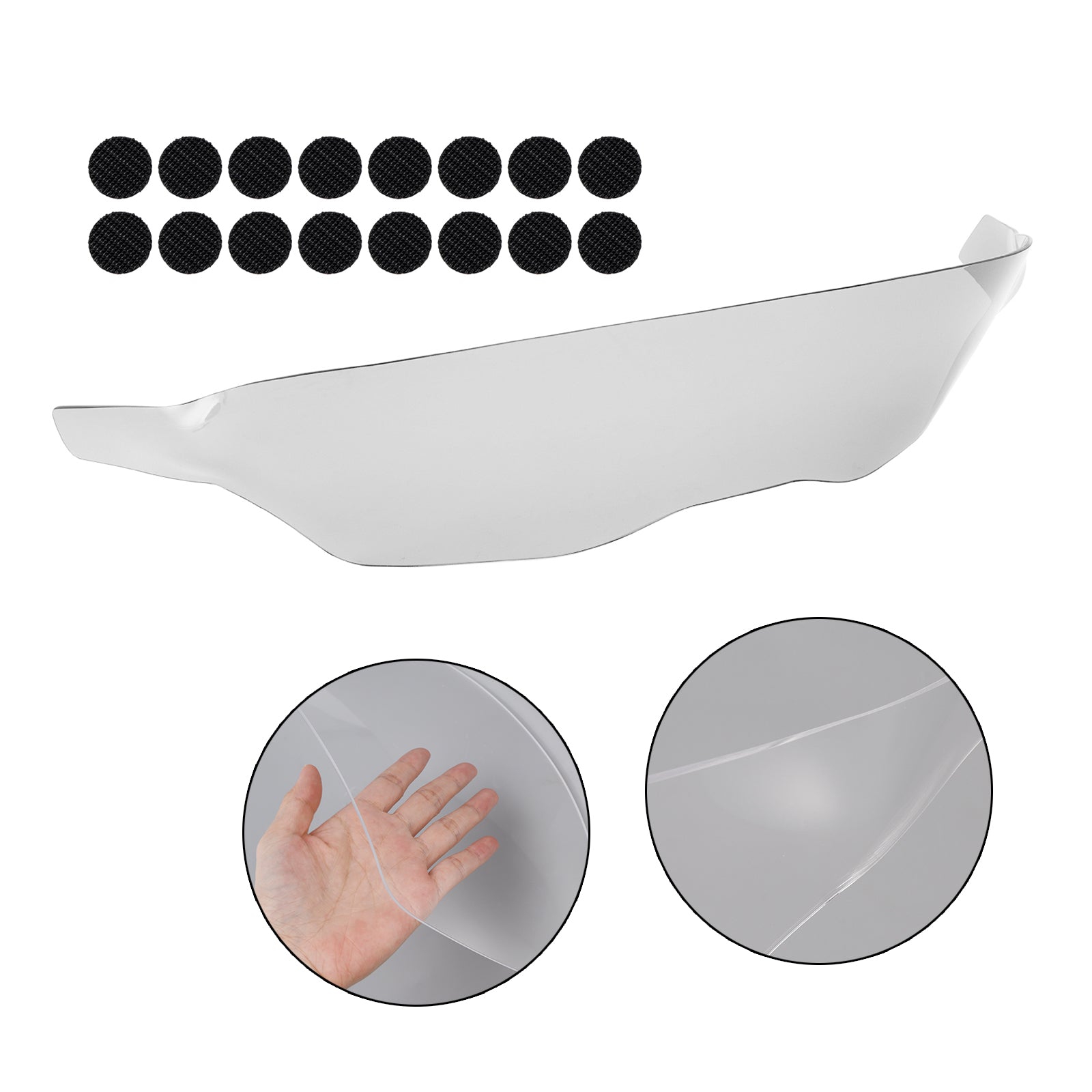 24+ Touring Cvo 117 121 Front Lamp Lens Headlight Lens Protection Smoke