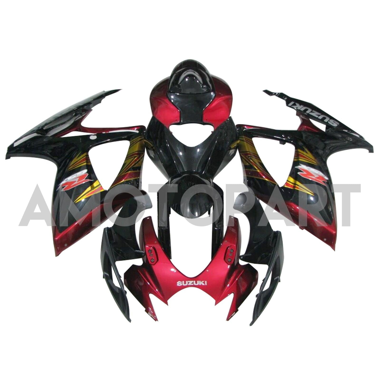 Amotopart 2006-2007 Suzuki GSXR600 750 Collection de kit de carénage