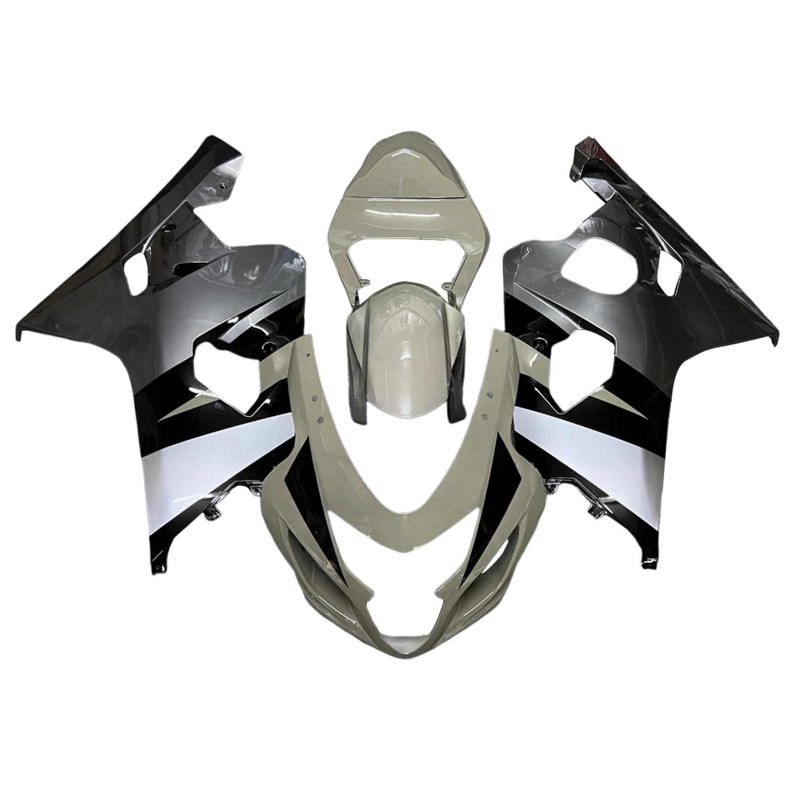 Amotopart 2004-2005 Suzuki GSXR 600/750 Grey Fairing Kit