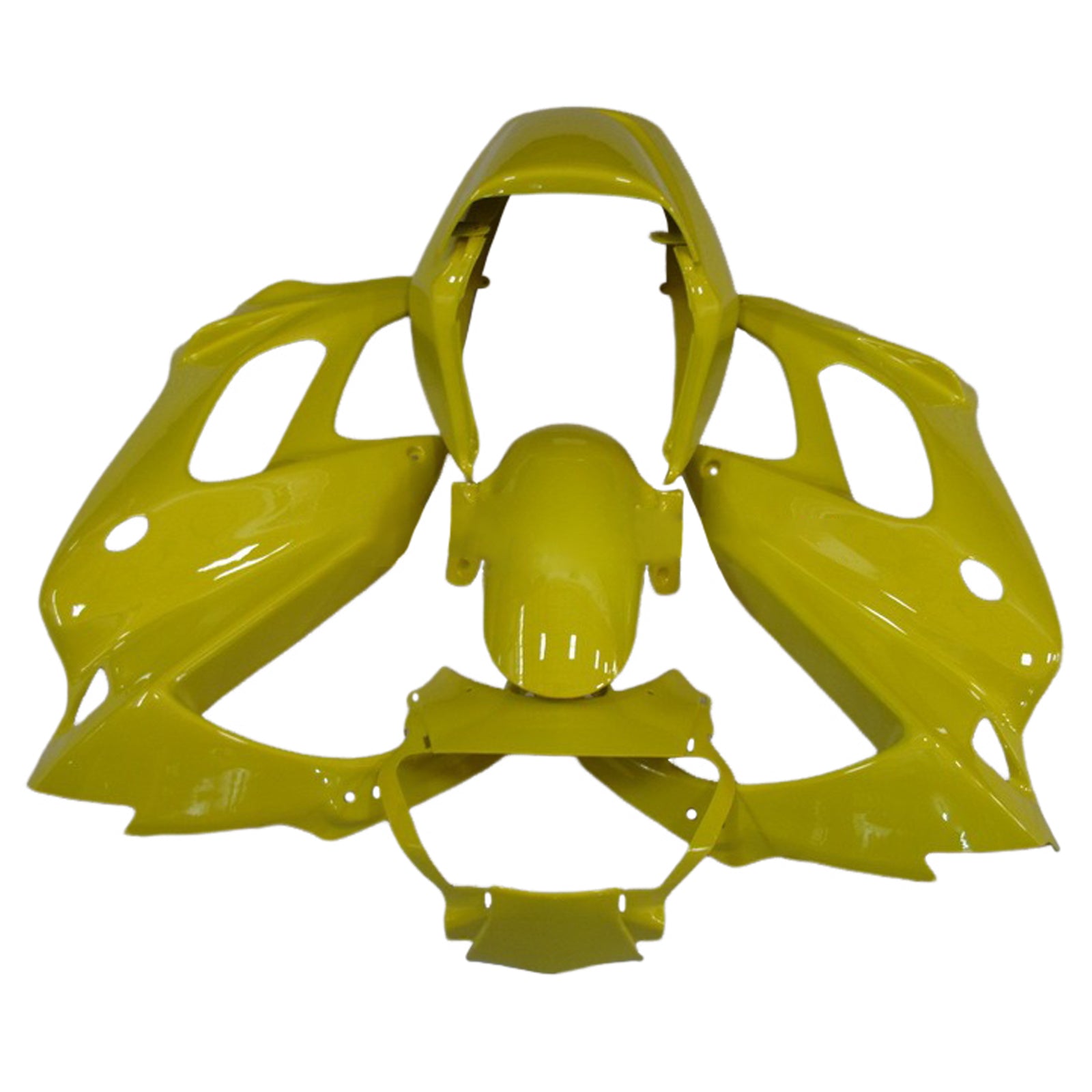 Amotopart 1997-2005 VTR1000F Honda Kit de carenado amarillo