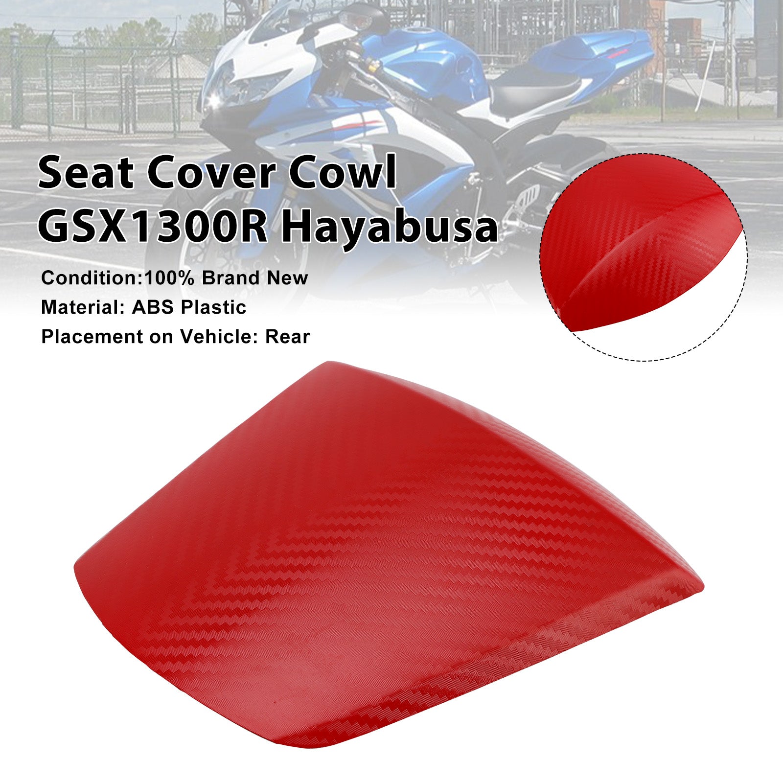 Housse de carénage de siège arrière Suzuki GSXR600 GSXR750 K11 2011-2026