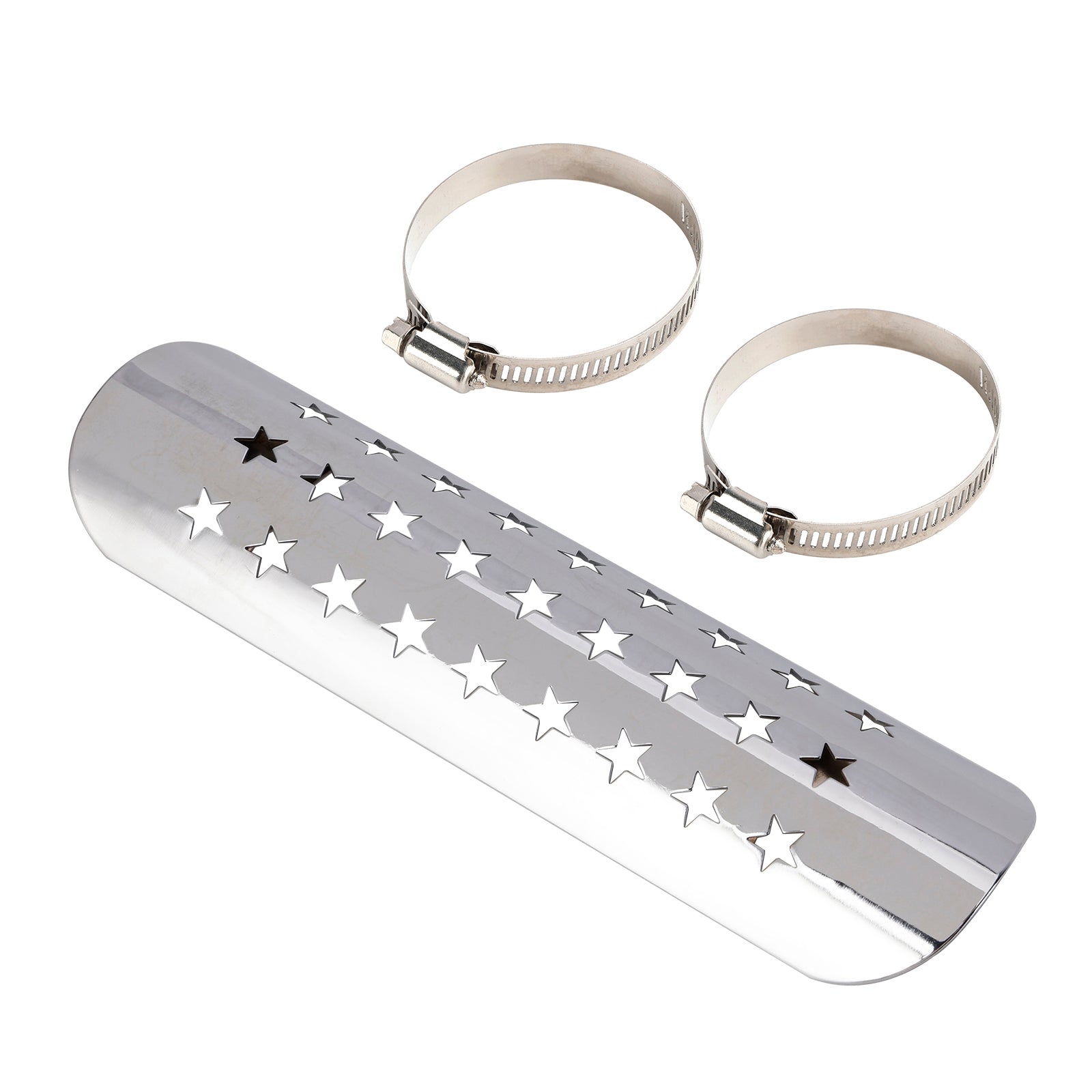 Motorcycle Scooter Cub BlackD Exhaust Side Bracker Cover Steel Decorative Cover