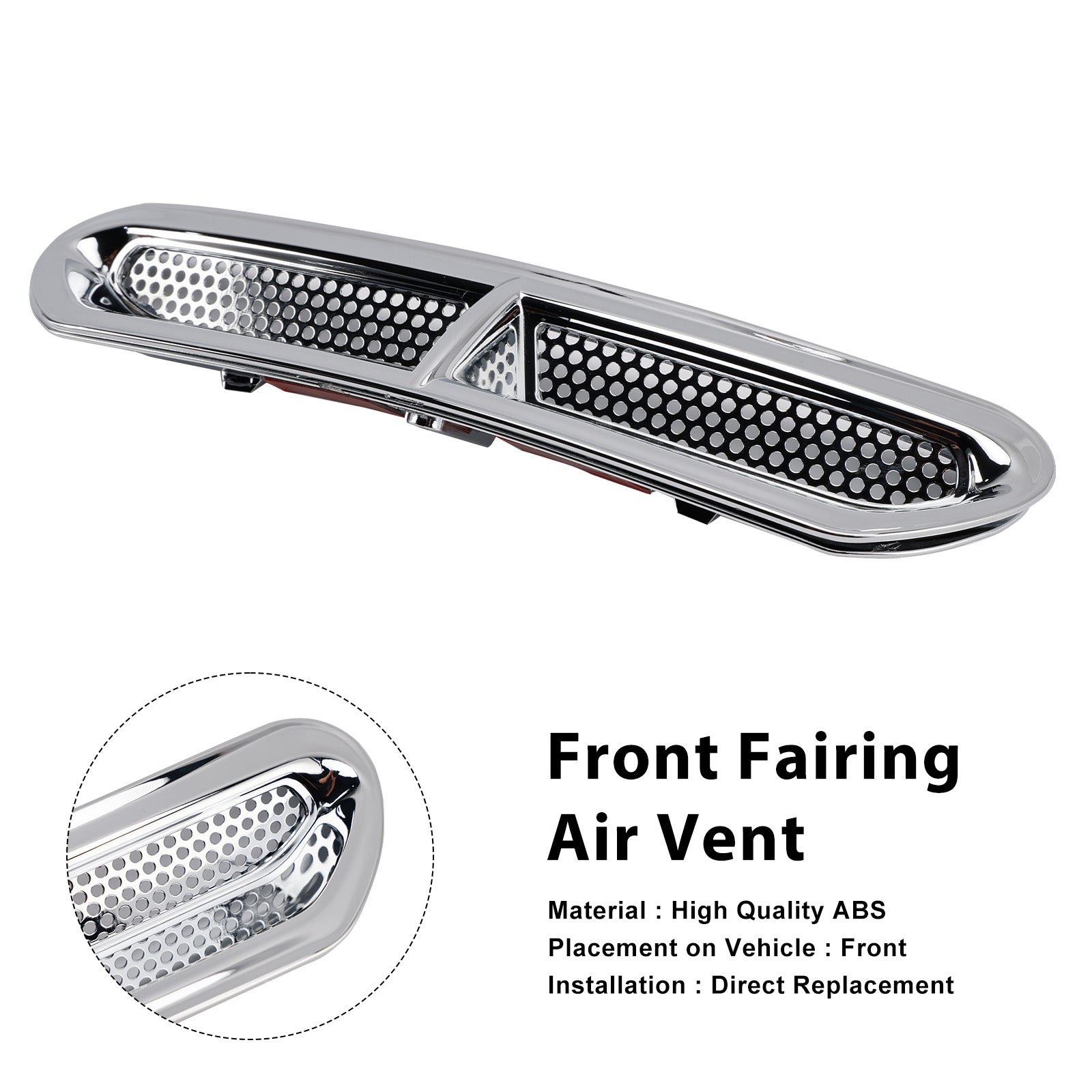 2014-2024 Touring Street Glide Electra Glide Air Vent Trim voorkuip