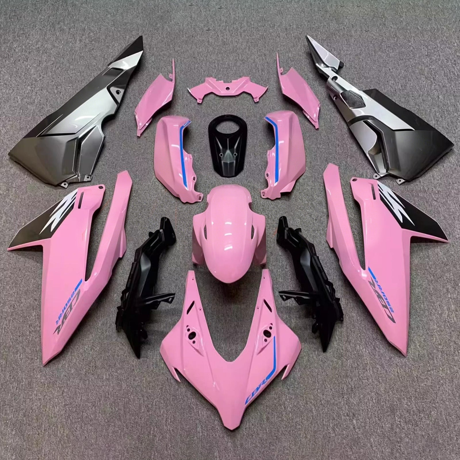Amotopart 2023–2024 Honda CBR250RR Pink Verkleidungsset