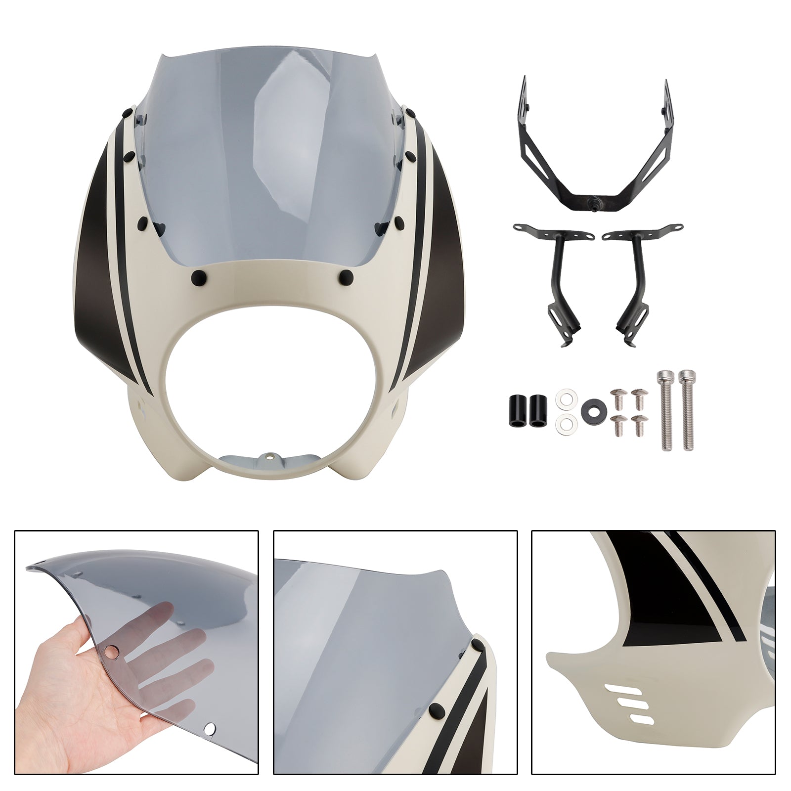 Yamaha XSR900 2022-2025 Headlight Fairing Windshield WindScreen