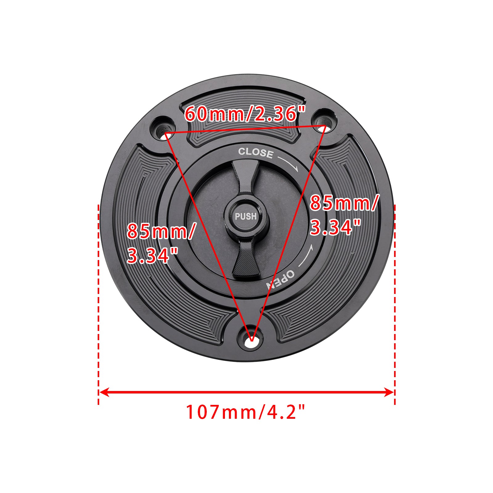 Suzuki Gsx Gsf 650 1250 Bandit Gsx1300r Hayabusa Quick-Turn Fuel Gas Cap