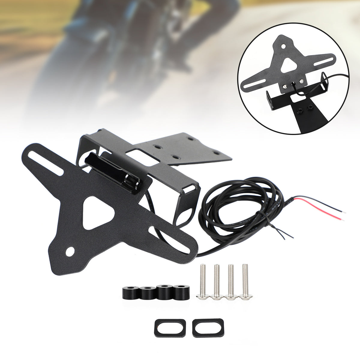 2019-2021 HONDA CBR500R Motorcycle License Plate Holder Frame Bracket