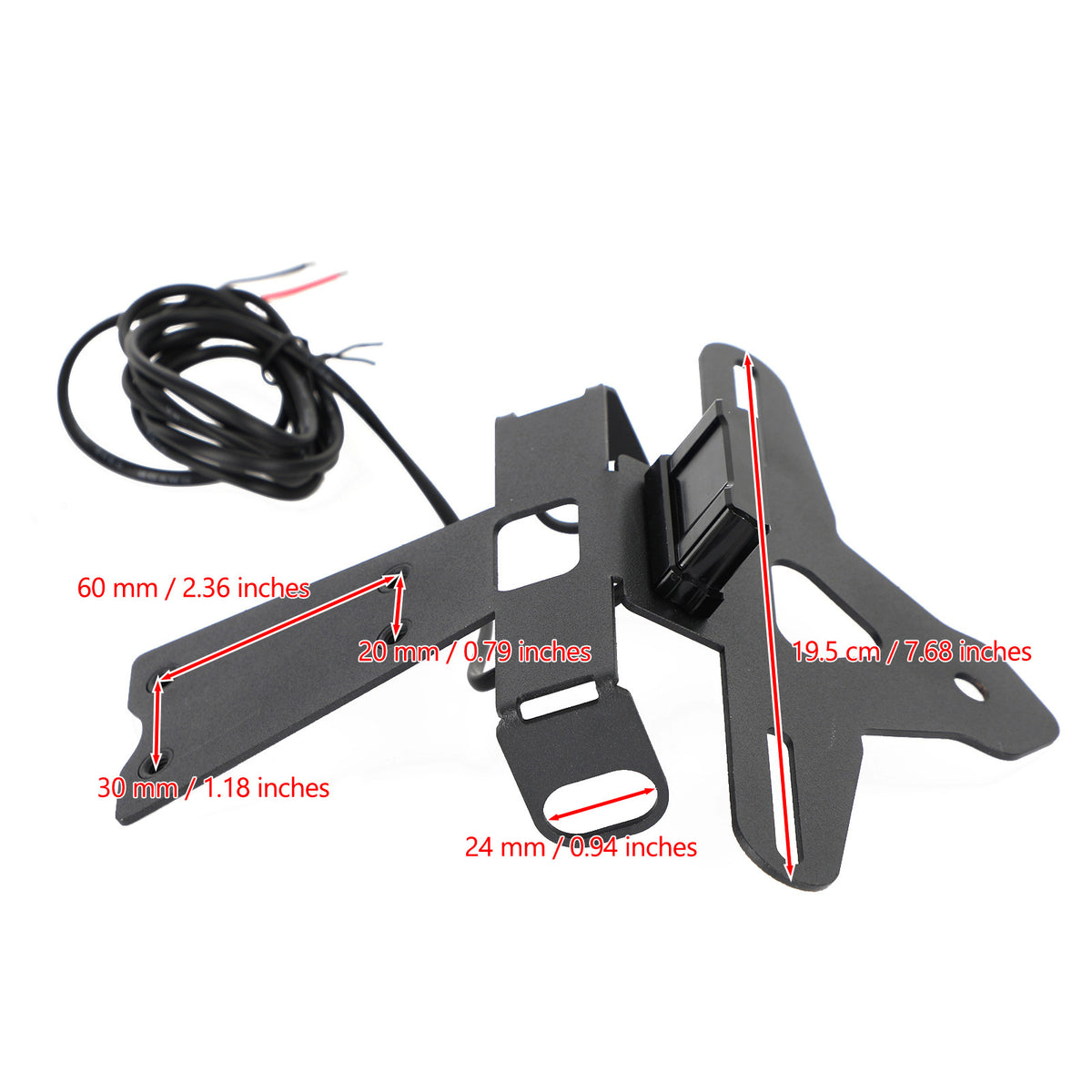 2019-2021 HONDA CBR500R Motorcycle License Plate Holder Frame Bracket