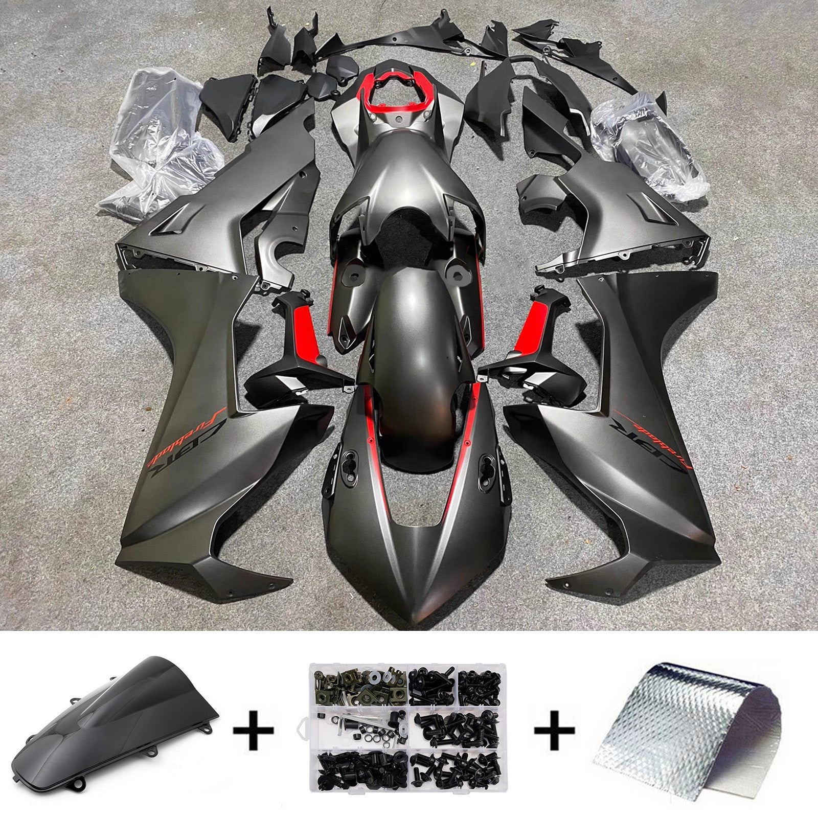 Amotopart 2017-2026 Honda CBR1000RR Black Fairing Kit