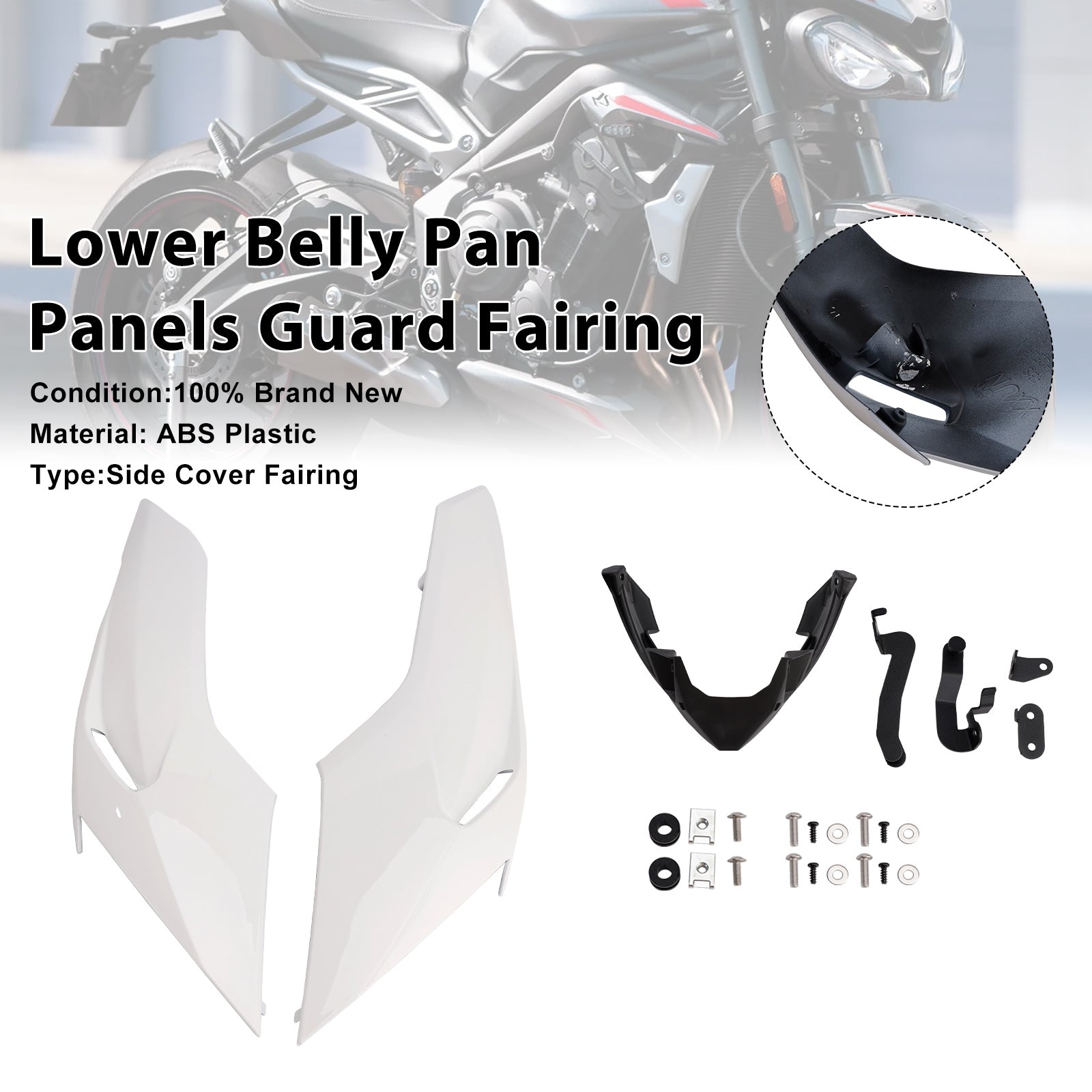 2020-2022 Street Triple 765 R/RS Lower Belly Pan Panels Guard Fairing