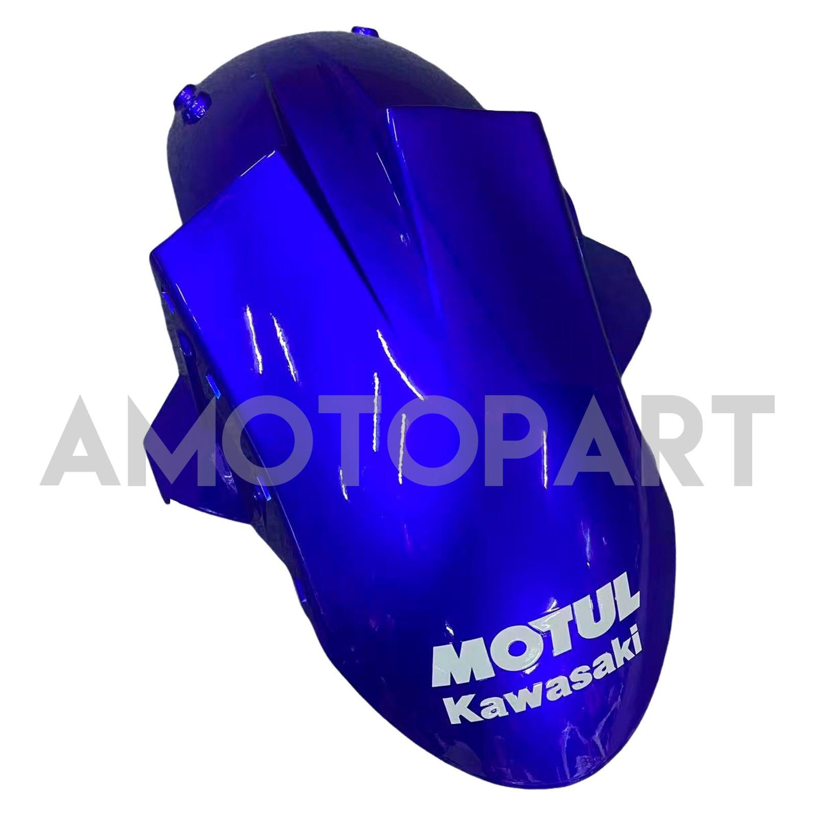 Amotopart 2004-2005 Kawasaki ZX10R Glossy Blue White Fairing Kit