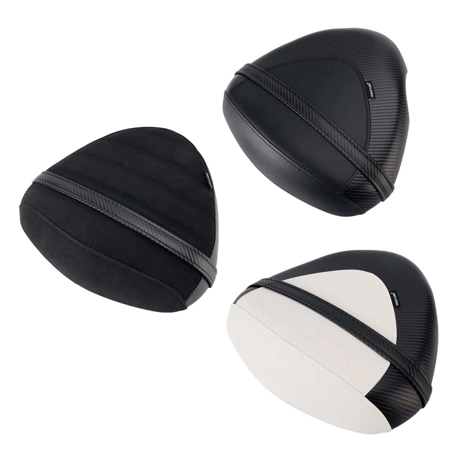 22-24 White SUZUKI Hayabusa GSX1300R Rear Seat Passenger Cushion Flat Pu