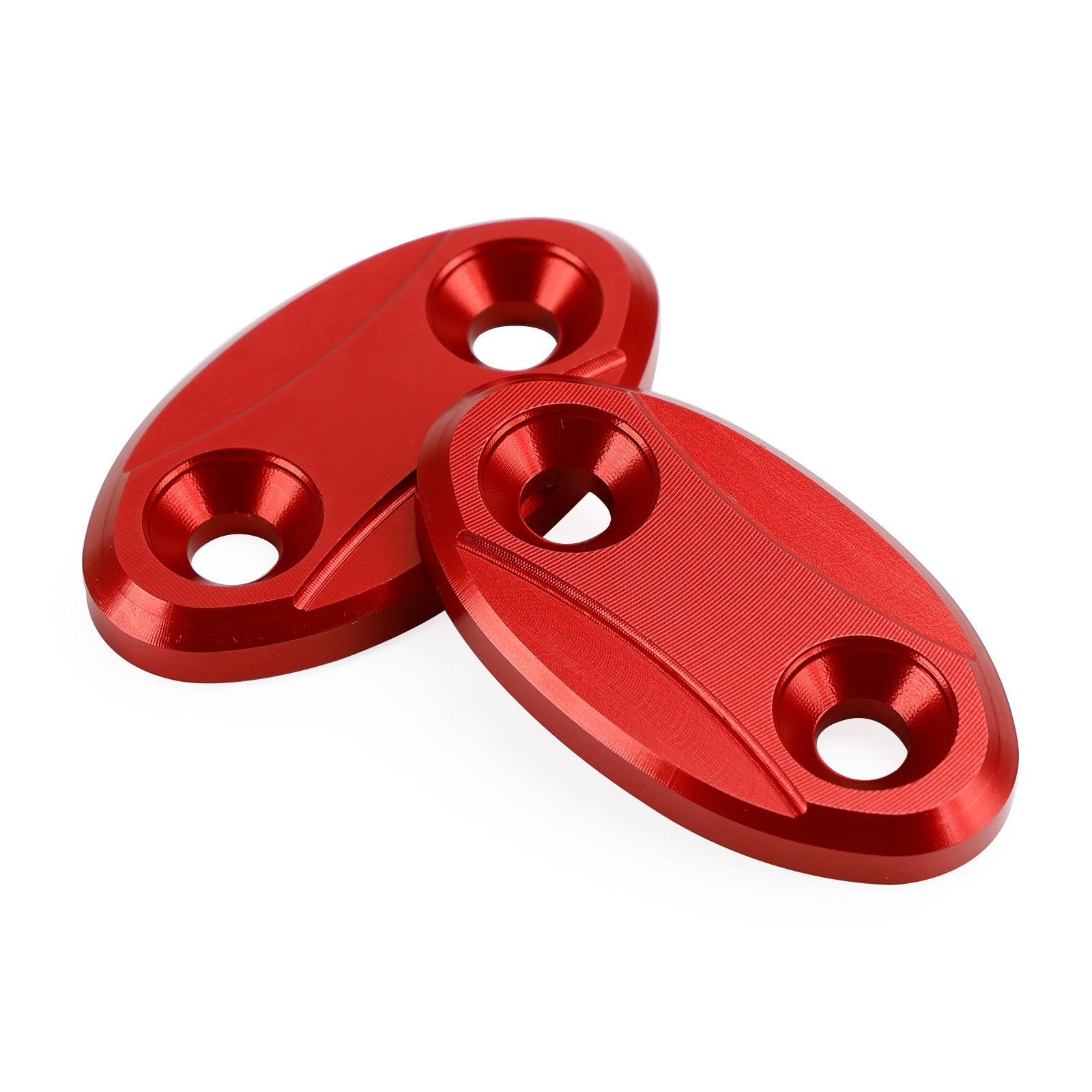 Aluminum Mirror Block Off Plates Hole Caps For Yamaha YZF-R1 R1 2007-2014