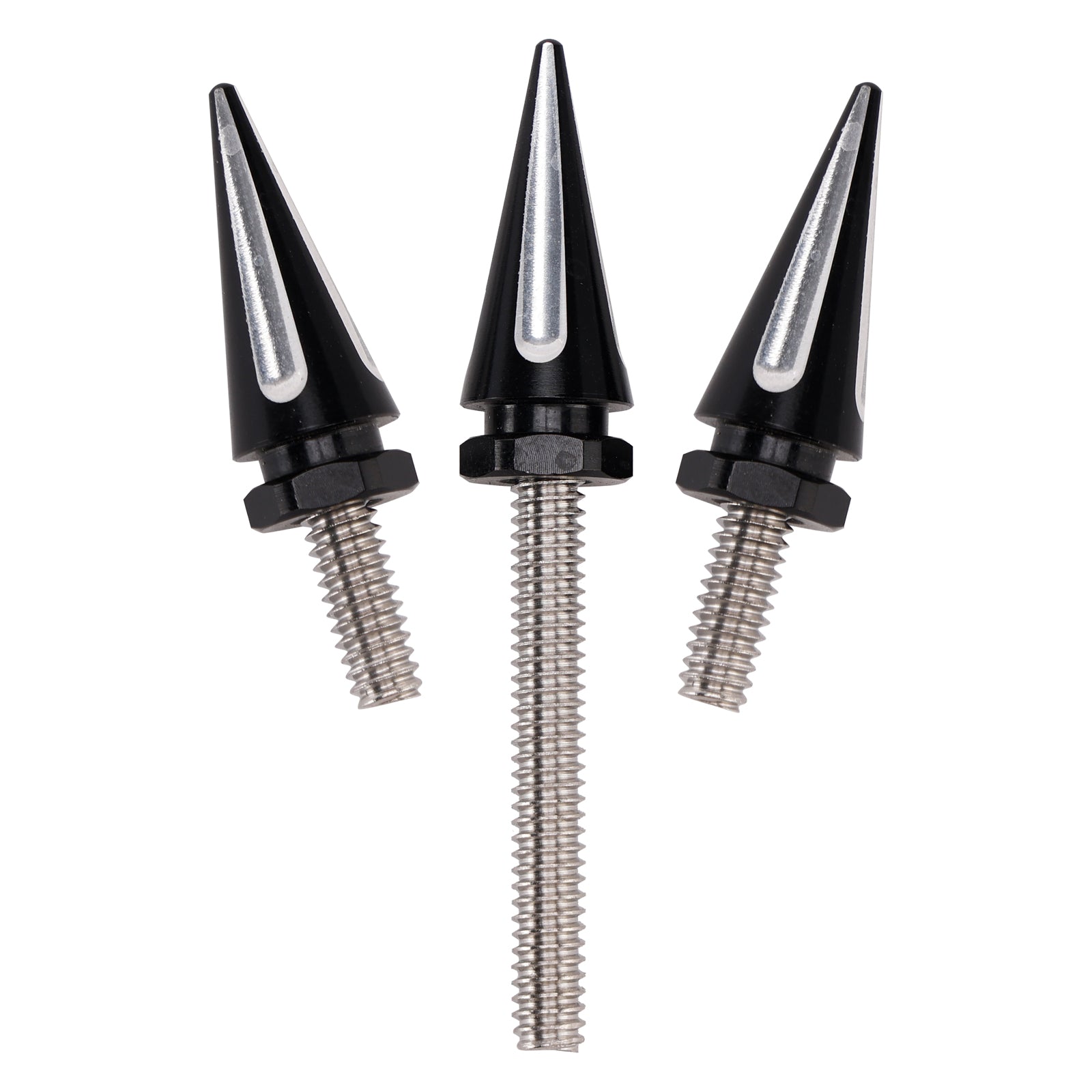 14-24 Black Street Glide Flhx Electra Glide Flht 3 Spiked Windshield Bolts