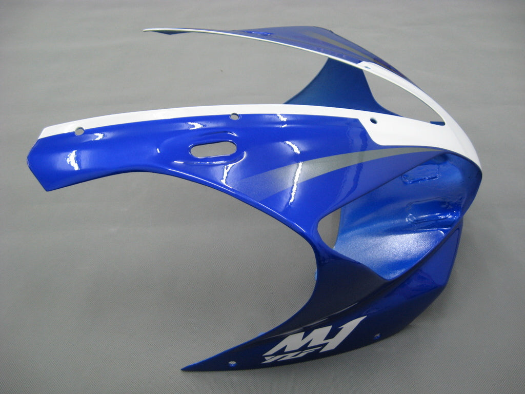 Amotopart 2000-2001 Yamaha YZF 1000 R1 Kit de carénage bleu et blanc Style2