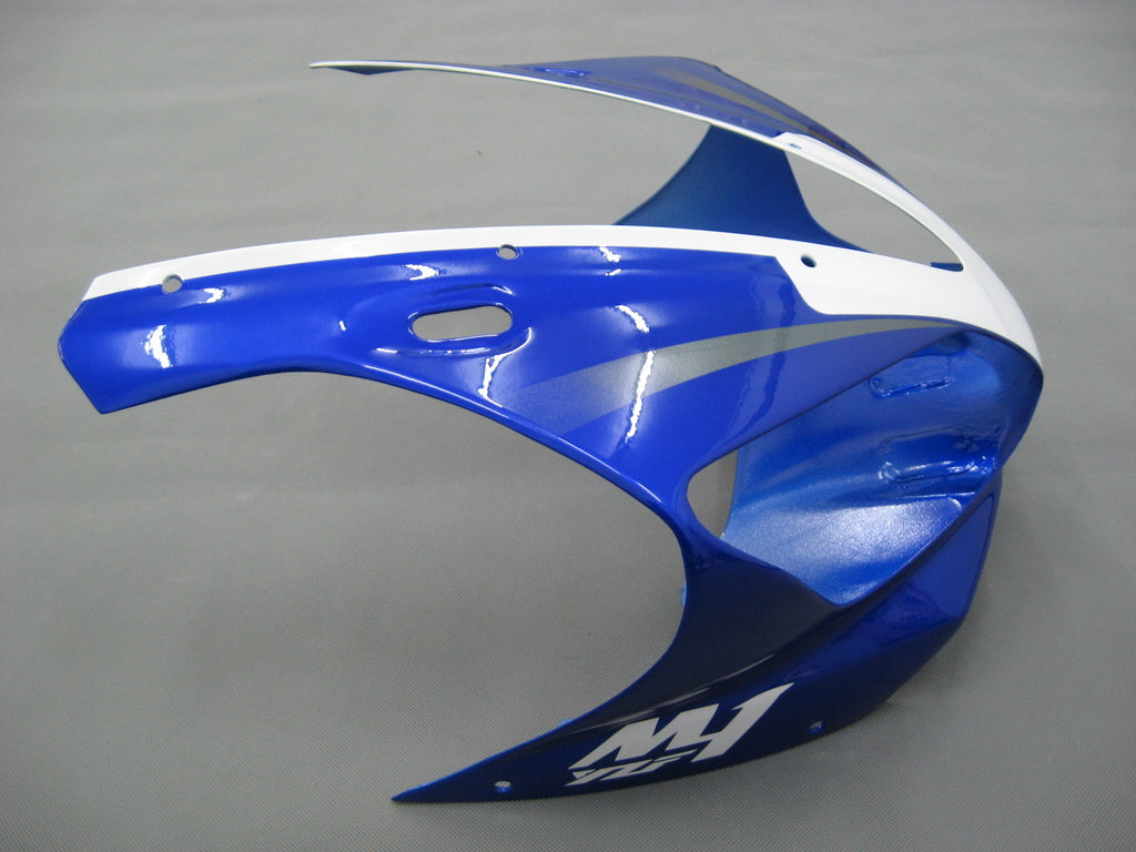 Amotopart 2000-2001 Yamaha YZF 1000 R1 Blue&White Style2 Fairing Kit